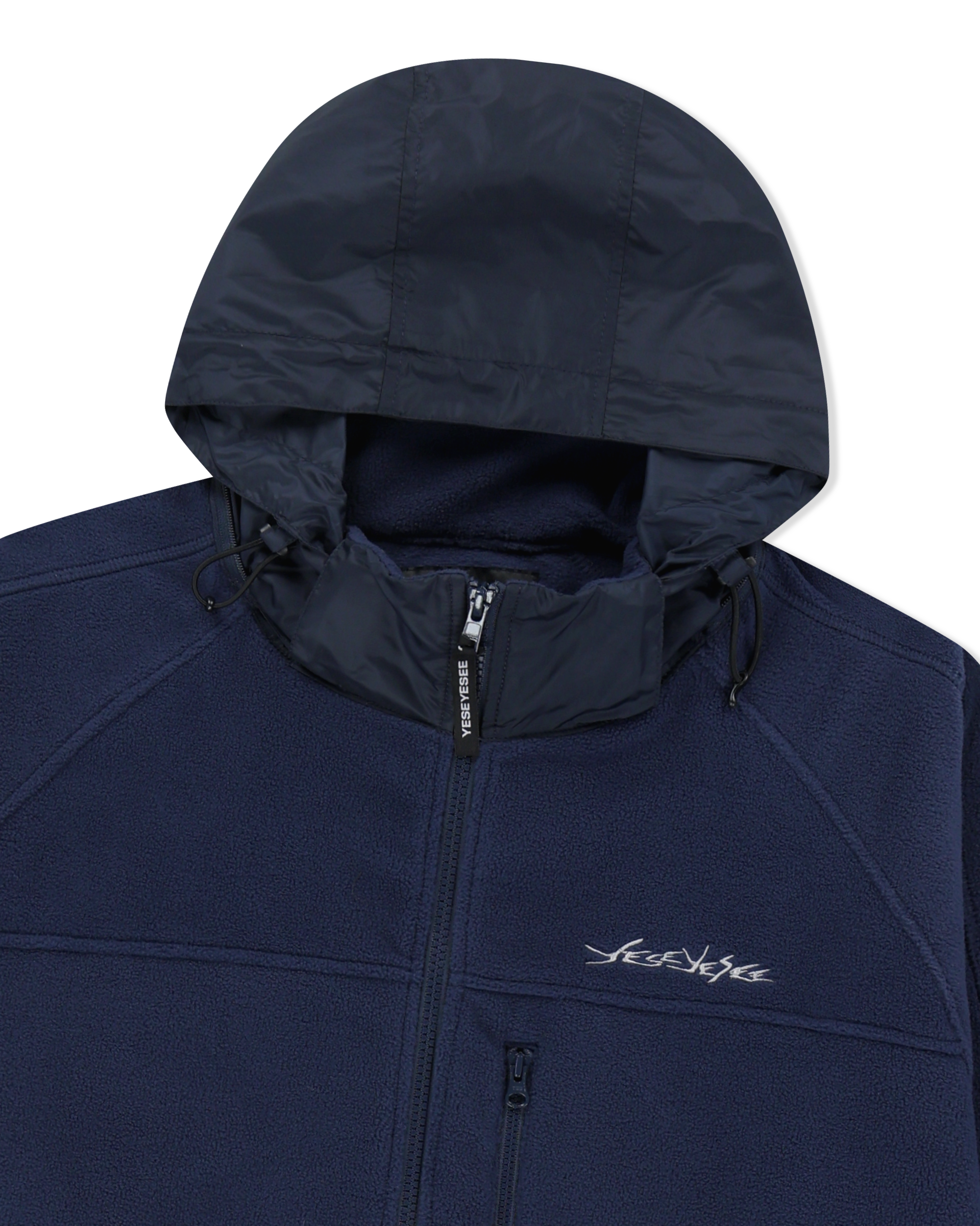 yeseyesee - Y.E.S Fleece Full Zip Jacket (Navy) product image 9 | TRAB K-Fashion Australia