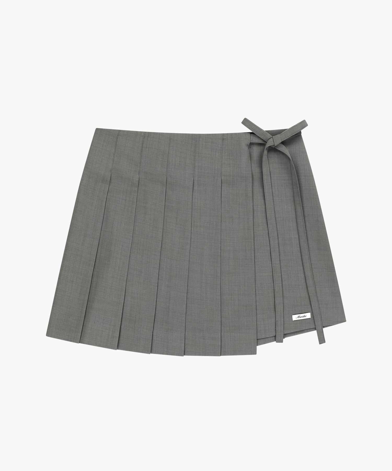 Marithe & Francois Girbaud - Layered Pleats Skirt Pants (Gray) product image 8 | TRAB K-Fashion Australia