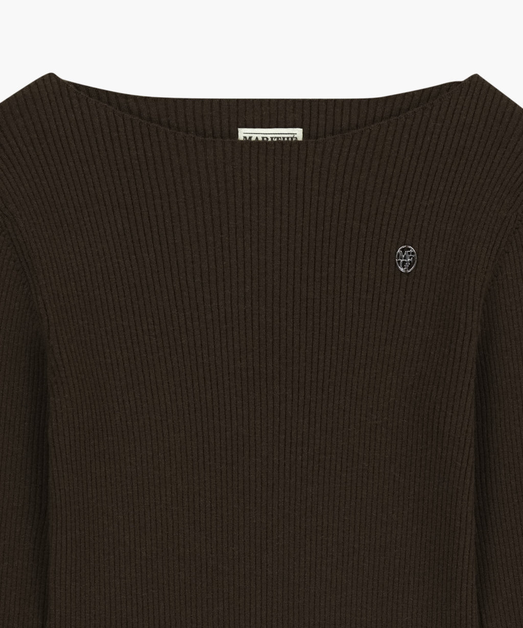 Marithe & Francois Girbaud - Muffler Set Knit (Brown) product image 8 | TRAB K-Fashion Australia
