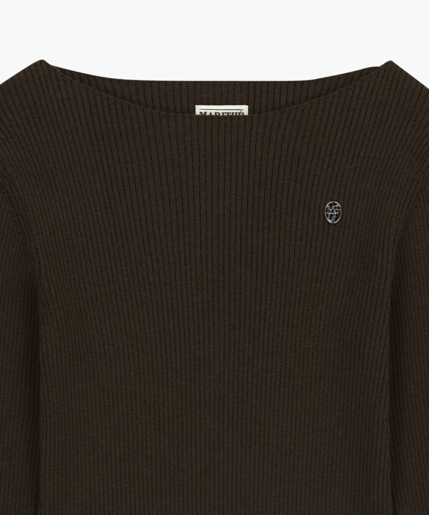 Marithe & Francois Girbaud - Muffler Set Knit (Brown) product image 8 | TRAB K-Fashion Australia