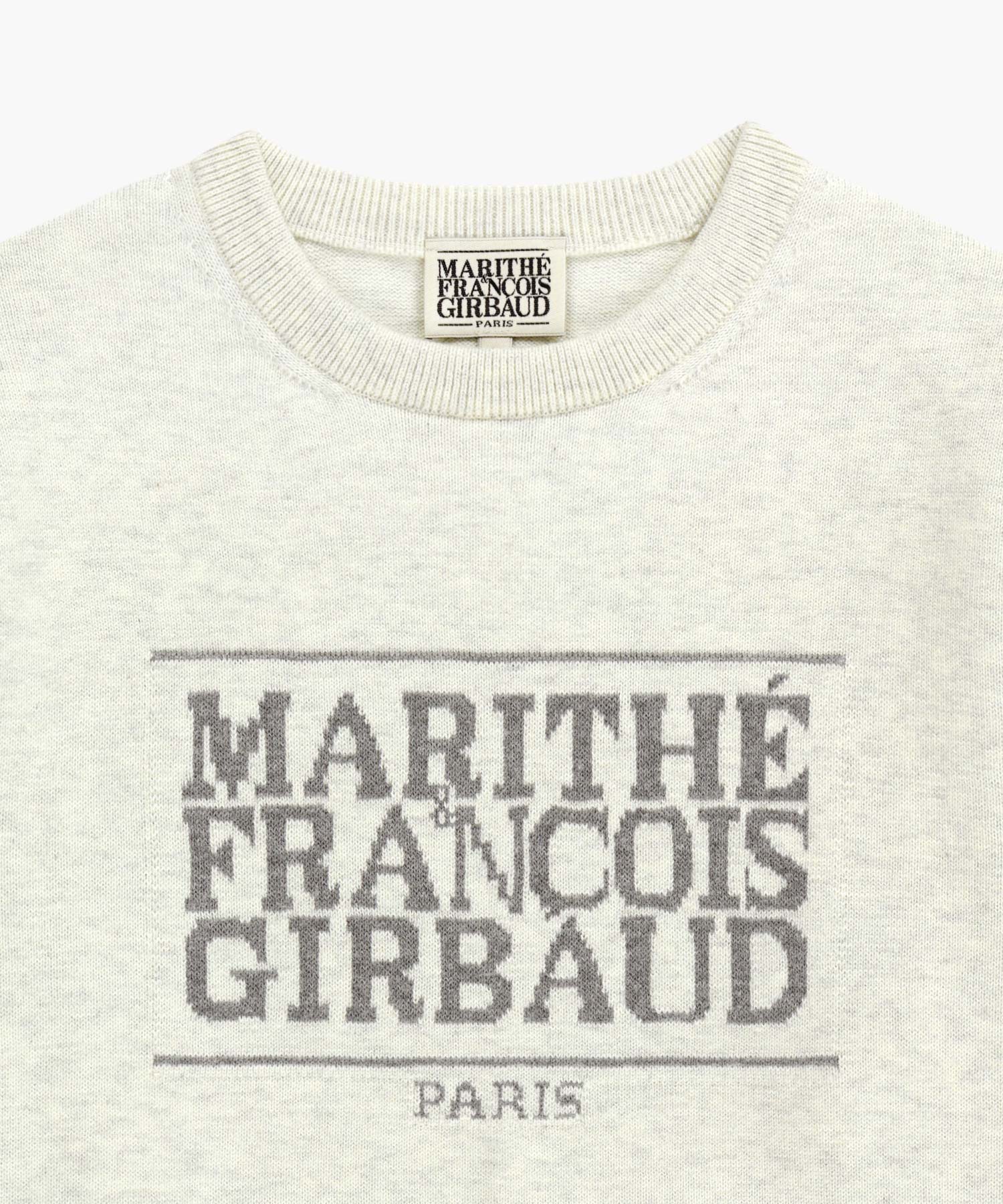 Marithe & Francois Girbaud - Classic Logo Knit Pullover (Ivory) product image 8 | TRAB K-Fashion Australia