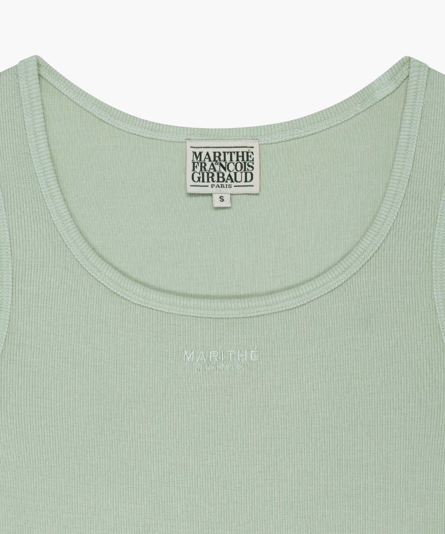 Marithe & Francois Girbaud - Regular Logo Sleeveless (Mint) product image 8 | TRAB K-Fashion Australia