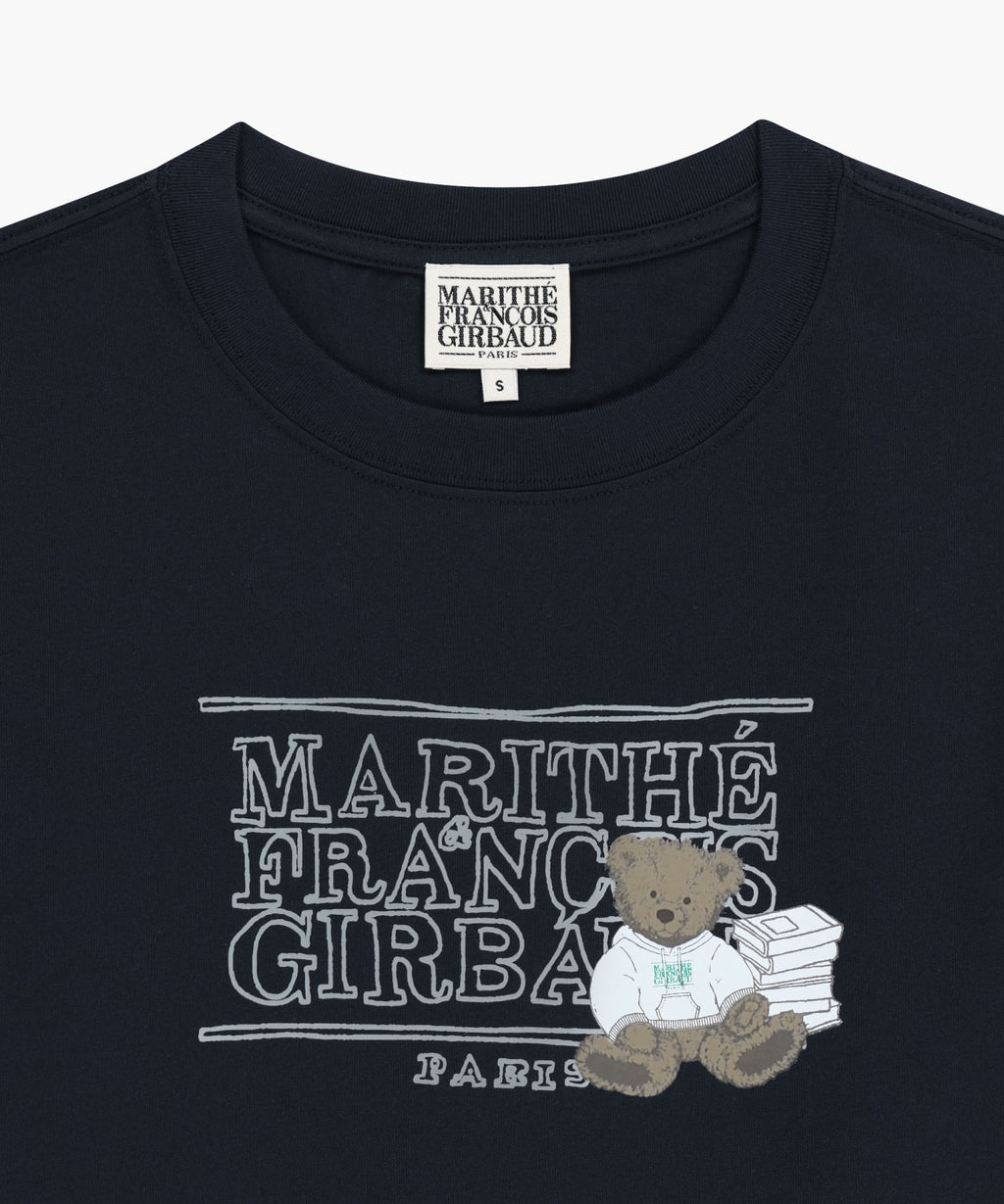 Marithe & Francois Girbaud - Doodle Classic Logo Long Sleeve Tee (Navy) product image 8 | TRAB K-Fashion Australia
