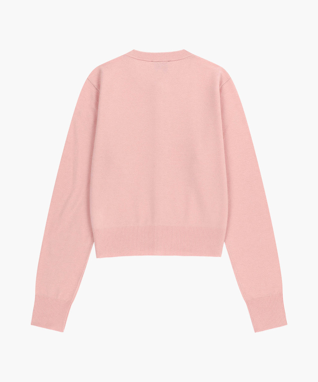 Marithe & Francois Girbaud - Basic Knit Cardigan Setup (Coral Pink) product image 8 | TRAB K-Fashion Australia
