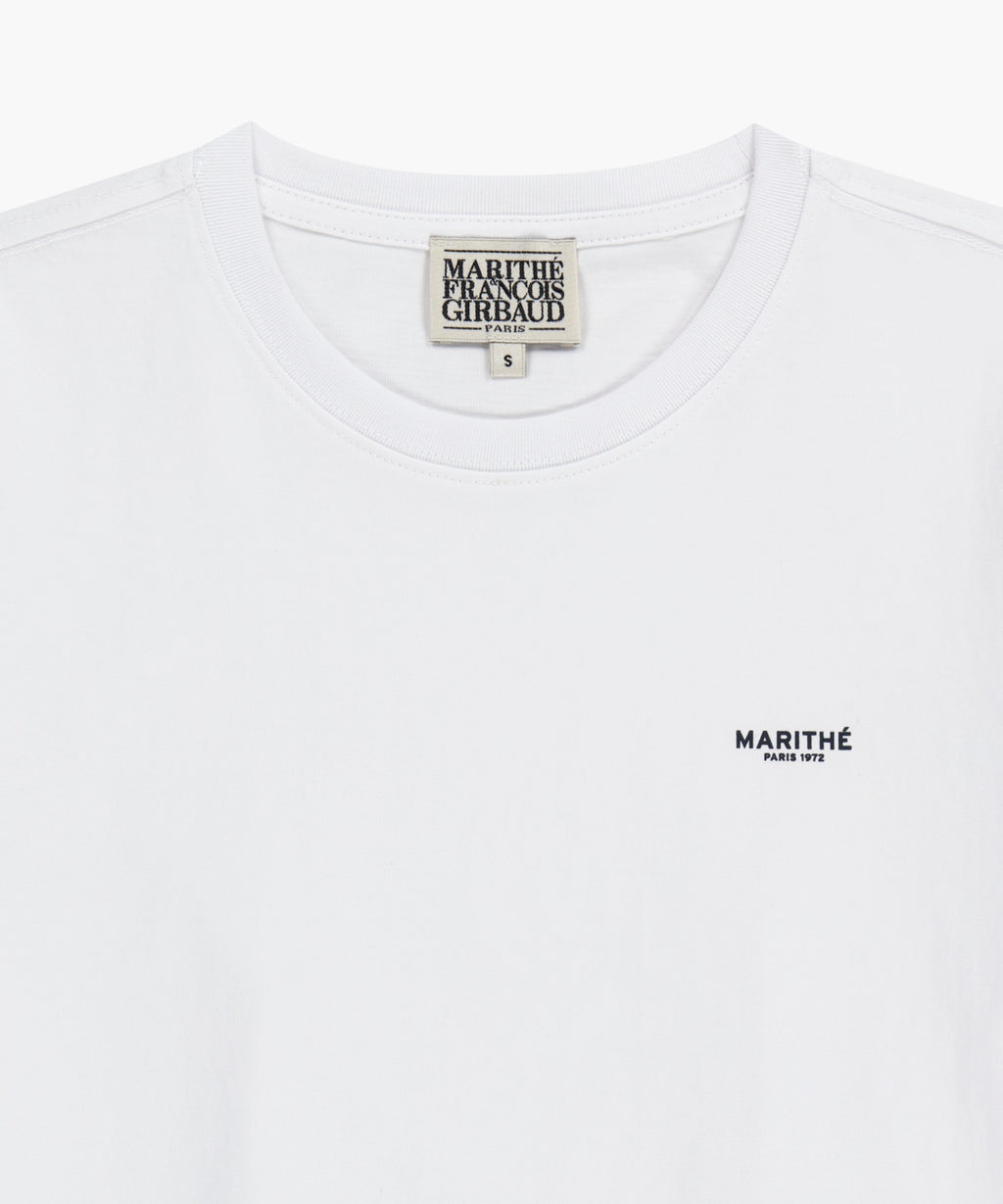 Marithe & Francois Girbaud - Small Regular Logo Tee (White) product image 8 | TRAB K-Fashion Australia