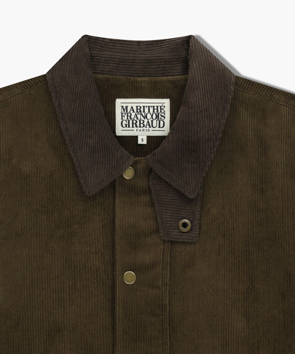 Marithe & Francois Girbaud - Corduroy Hunting Jacket (Khaki) product image 10 | TRAB K-Fashion Australia