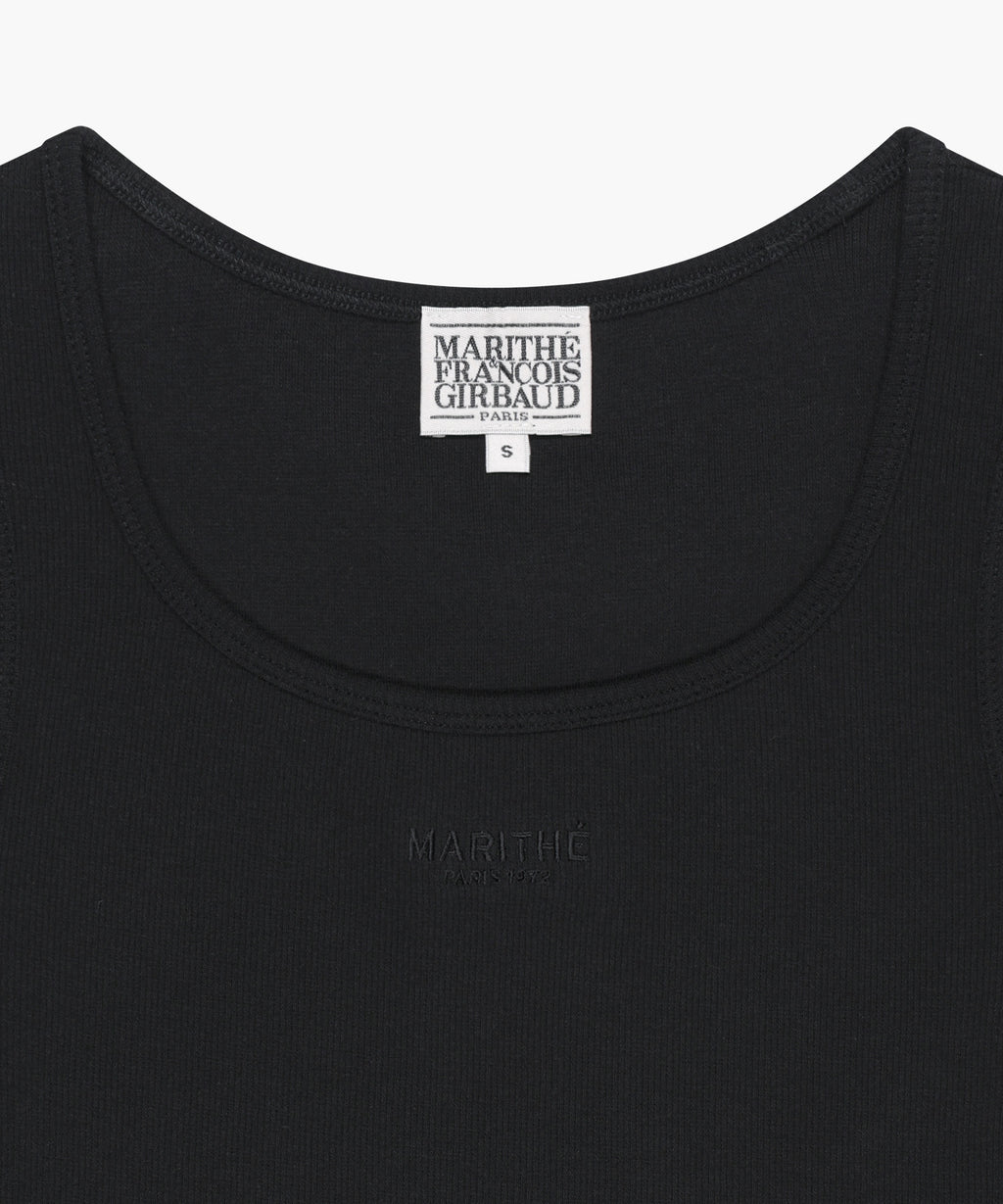 Marithe & Francois Girbaud - Regular Logo Sleeveless (Black) product image 8 | TRAB K-Fashion Australia