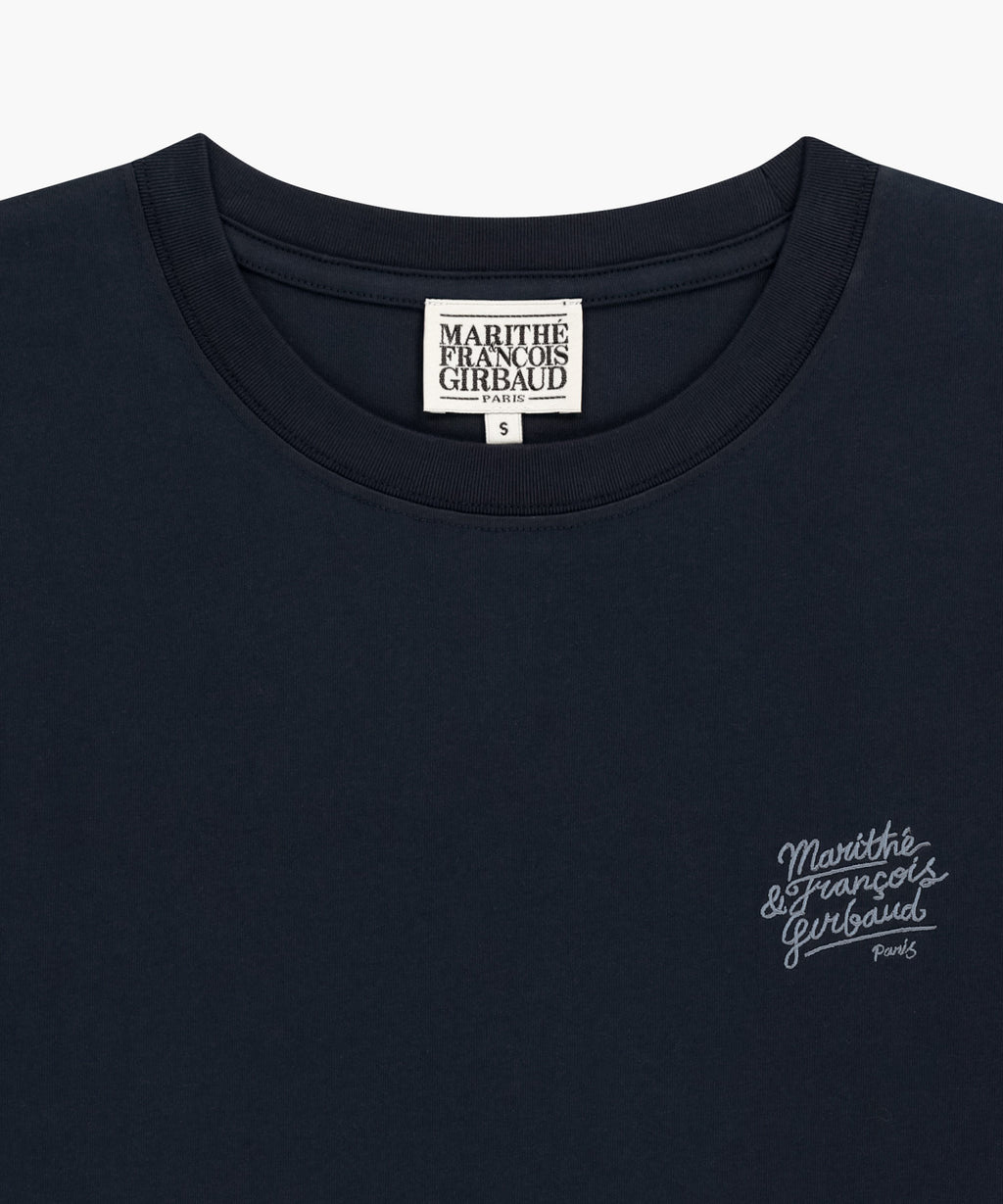 Marithe & Francois Girbaud - Back Drawing Logo Long Sleeve Tee (Navy) product image 8 | TRAB K-Fashion Australia