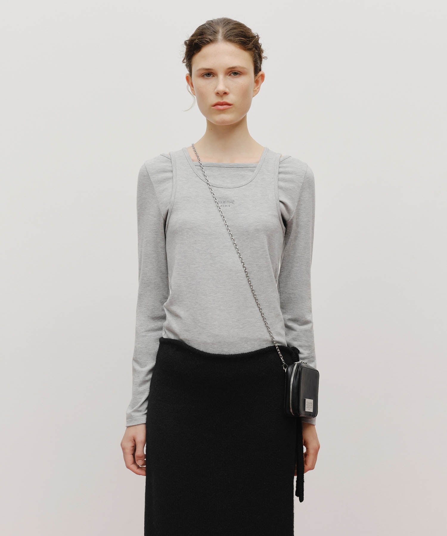 Marithe & Francois Girbaud - Classic Logo Chain Zip Wallet (Black) product image 8 | TRAB K-Fashion Australia