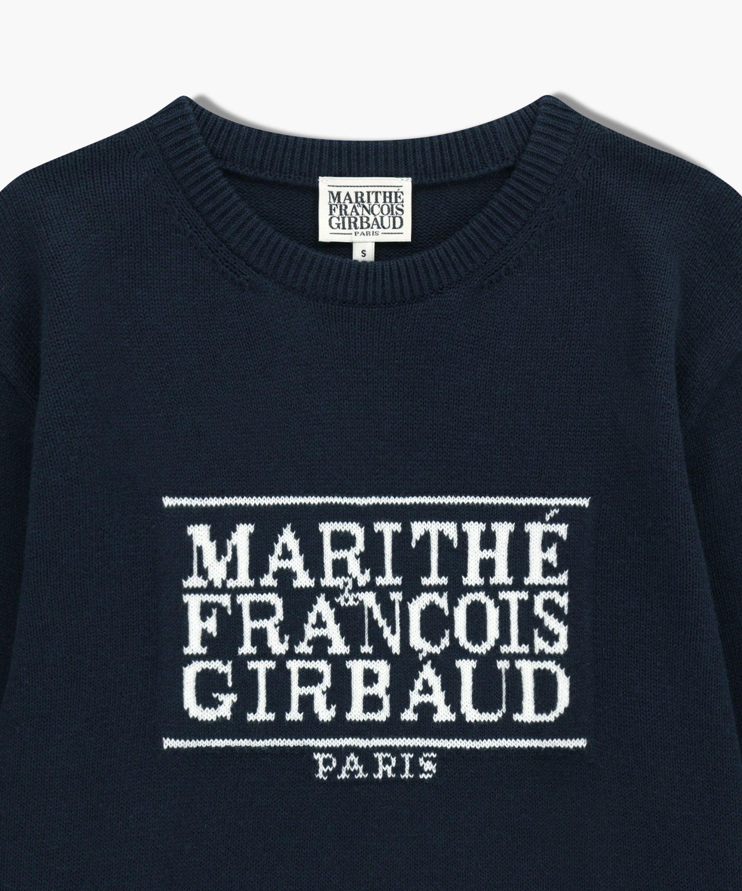 Marithe & Francois Girbaud - Classic Logo Knit Pullover (Navy) product image 8 | TRAB K-Fashion Australia