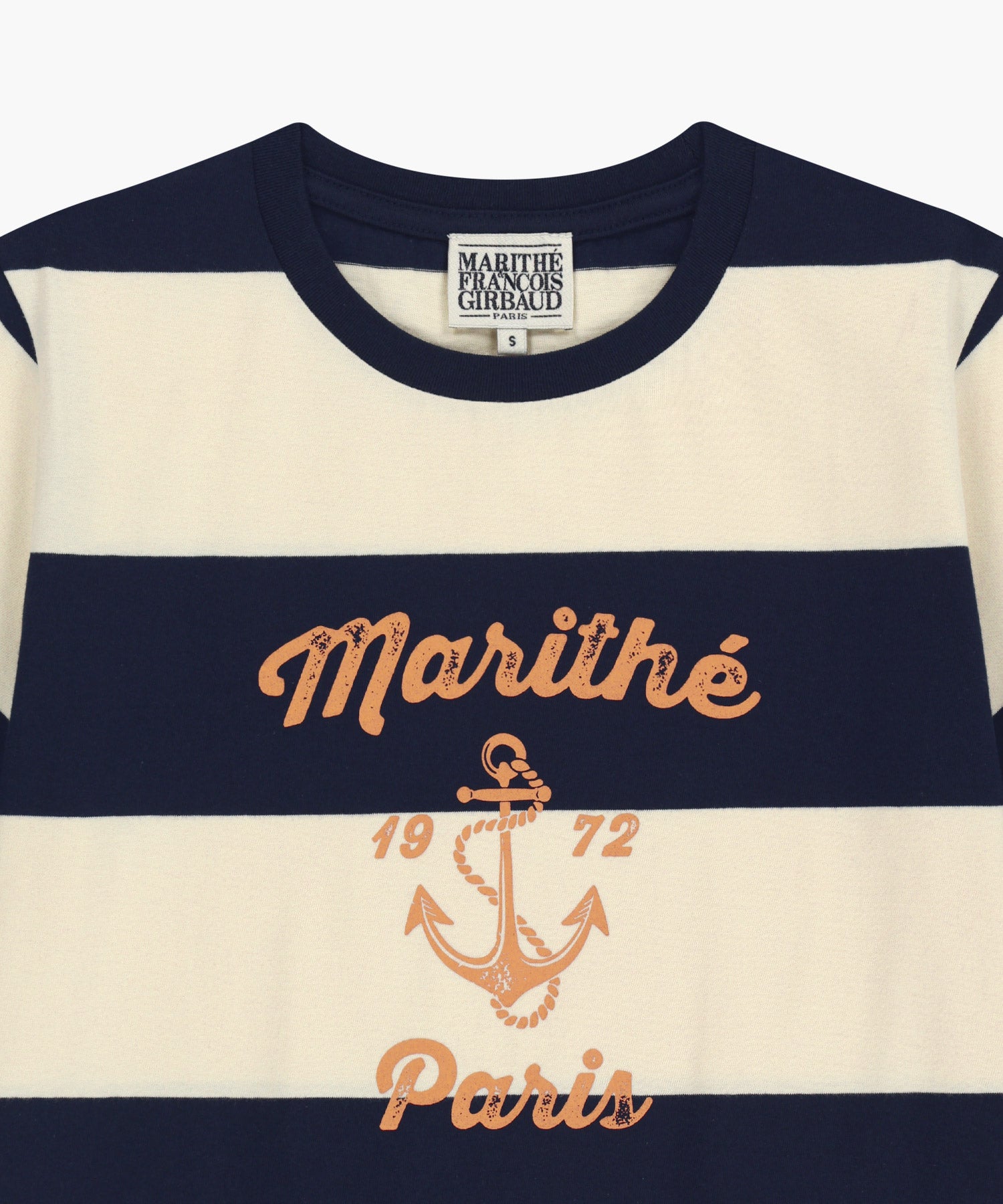 Marithe & Francois Girbaud - Marine Graphic Stripe Tee (Navy) product image 8 | TRAB K-Fashion Australia