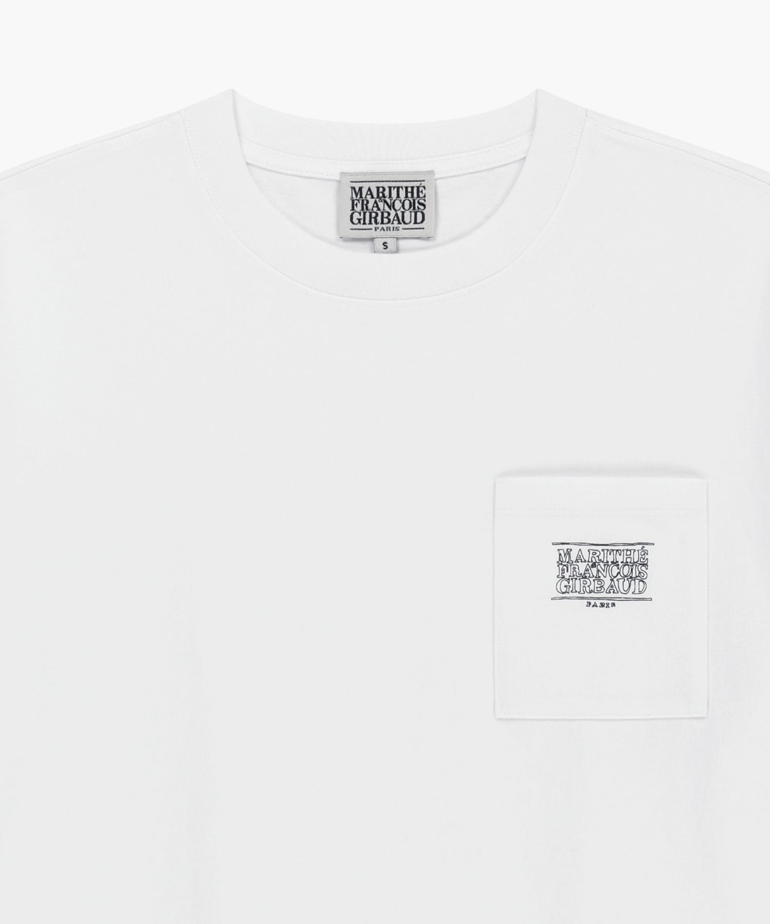 Marithe & Francois Girbaud - Doodle Classic Logo Pocket Tee (White) product image 8 | TRAB K-Fashion Australia