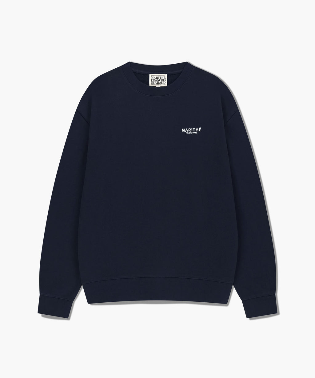 Marithe & Francois Girbaud - Regular Logo Sweat Set-up (Navy) product image 8 | TRAB K-Fashion Australia