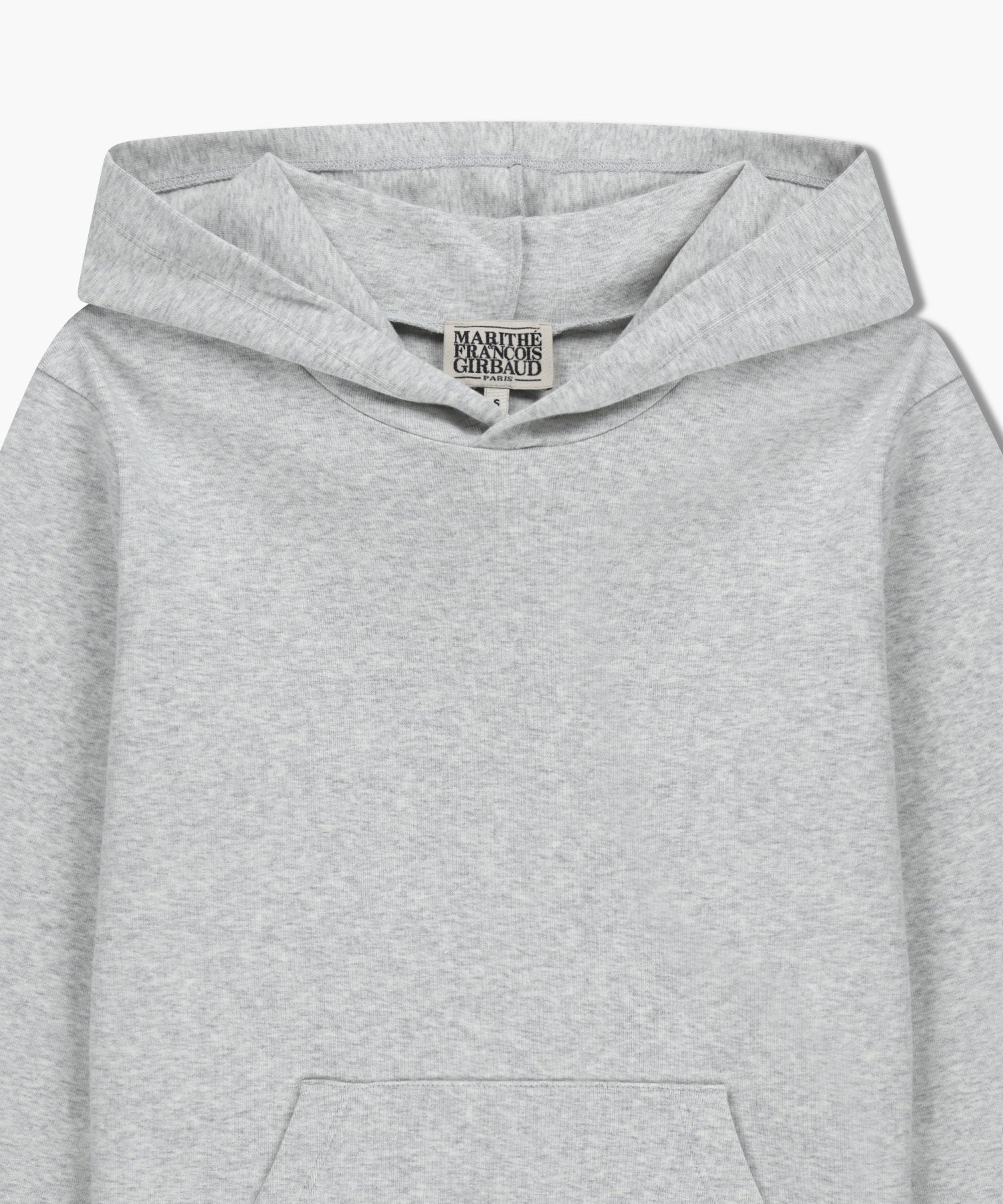 Marithe & Francois Girbaud - Basic Hoodie Long Sleeve (Light Heather Gray) product image 8 | TRAB K-Fashion Australia