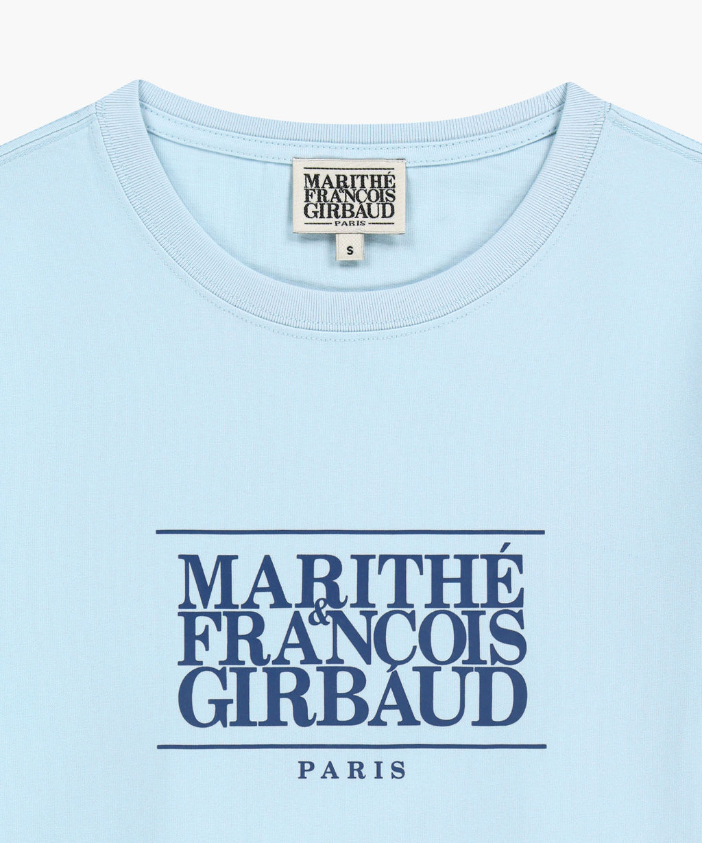 Marithe & Francois Girbaud - Classic Logo Tee (Ice Blue) product image 8 | TRAB K-Fashion Australia