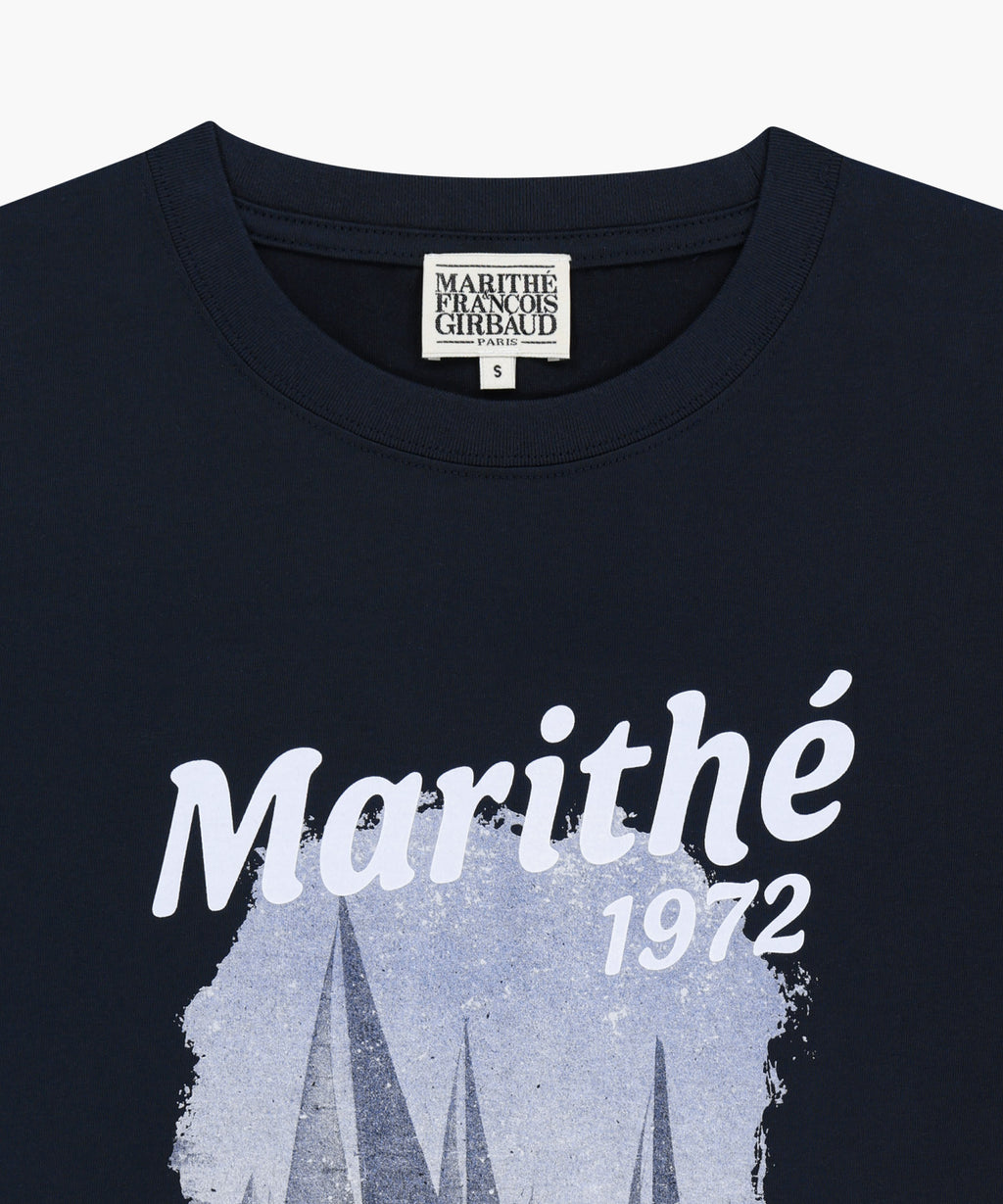Marithe & Francois Girbaud - Aerocool Vacance Graphic Tee (Dark Navy) product image 8 | TRAB K-Fashion Australia