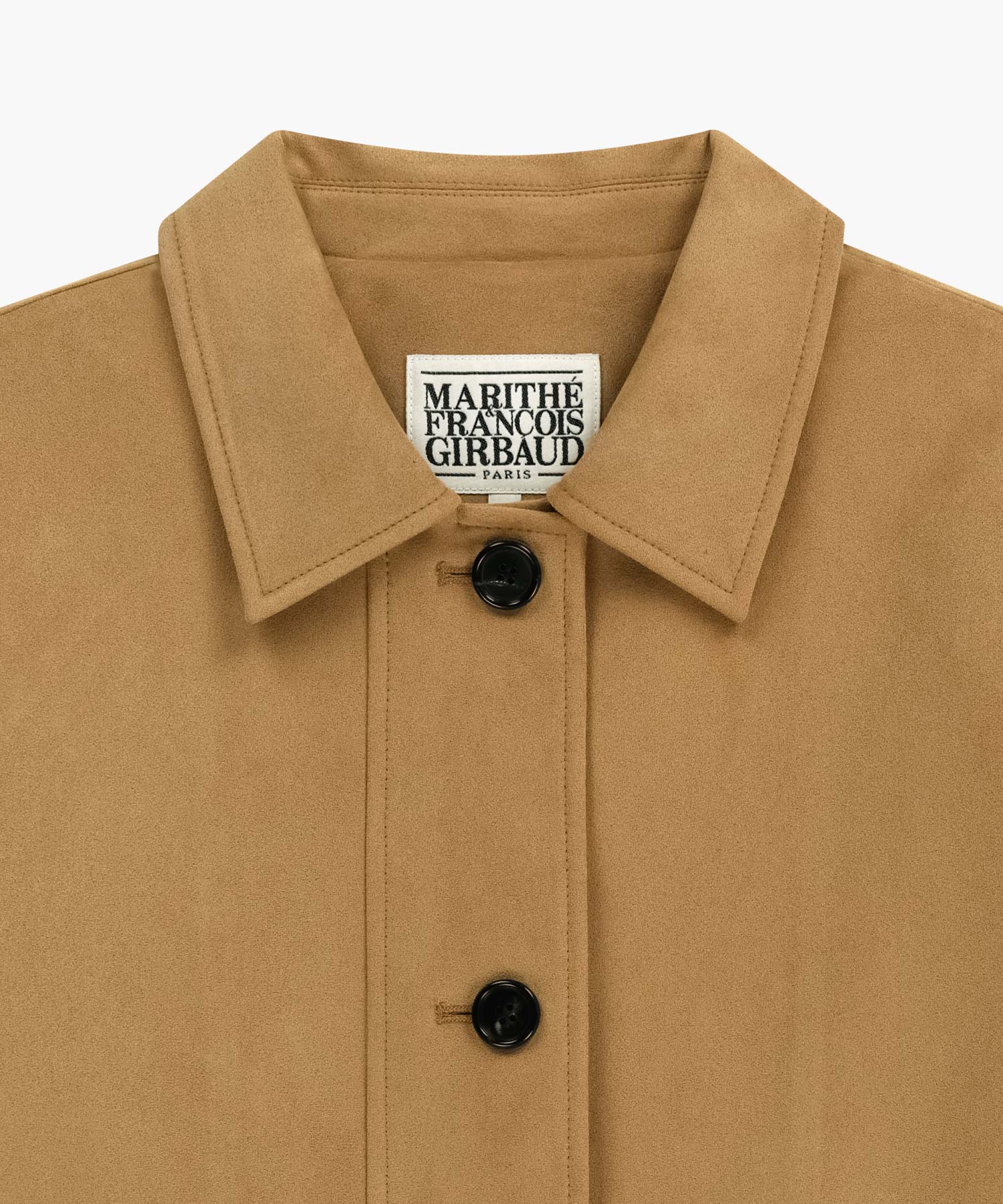 Marithe & Francois Girbaud - Faux Suede Collar Jacket (Camel) product image 8 | TRAB K-Fashion Australia