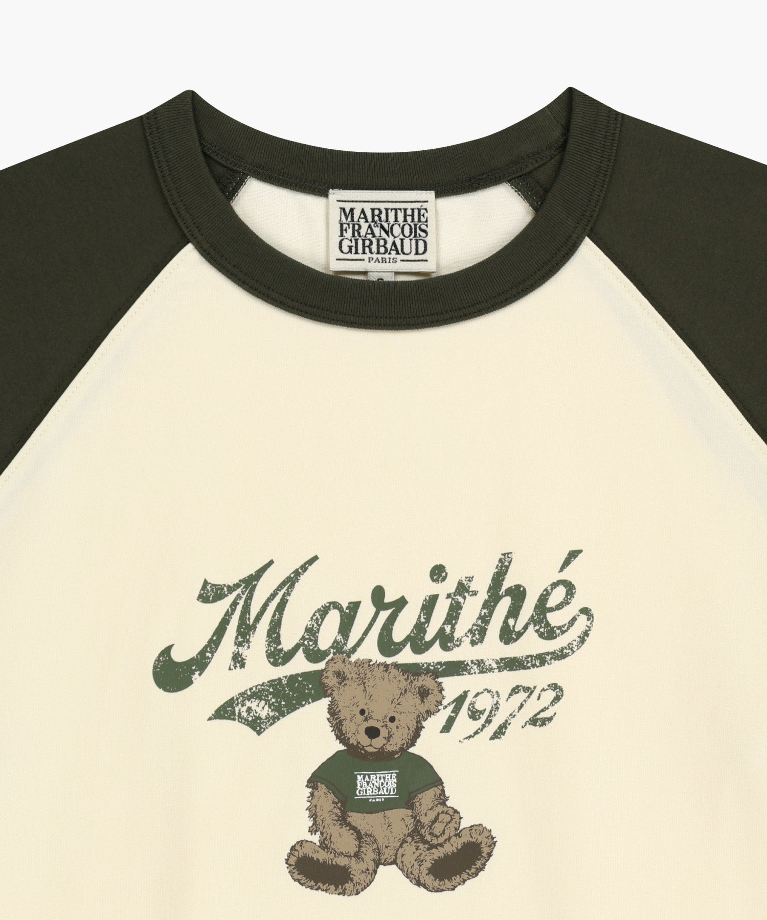 Marithe & Francois Girbaud - Doodle Graphic Raglan Tee (Khaki) product image 8 | TRAB K-Fashion Australia