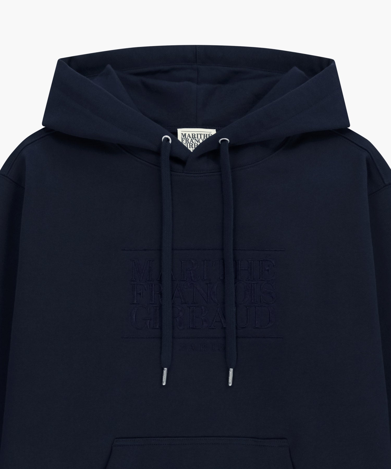 Marithe & Francois Girbaud - Classic Logo Embroidery Hoodie (Navy) product image 8 | TRAB K-Fashion Australia