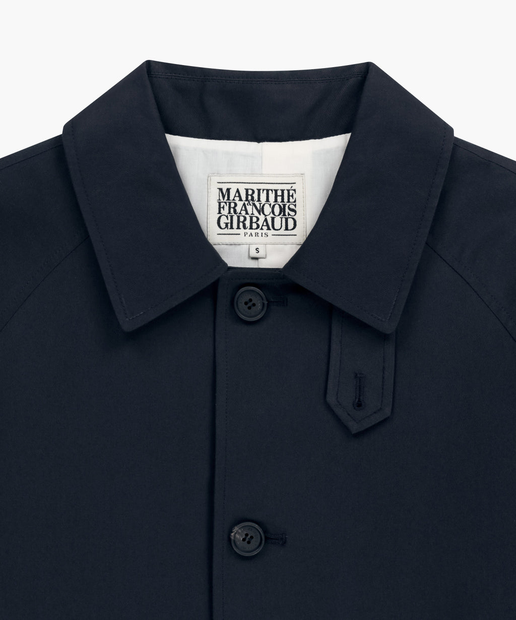 Marithe & Francois Girbaud - Raglan Half Trench Jacket (Navy) product image 7 | TRAB K-Fashion Australia