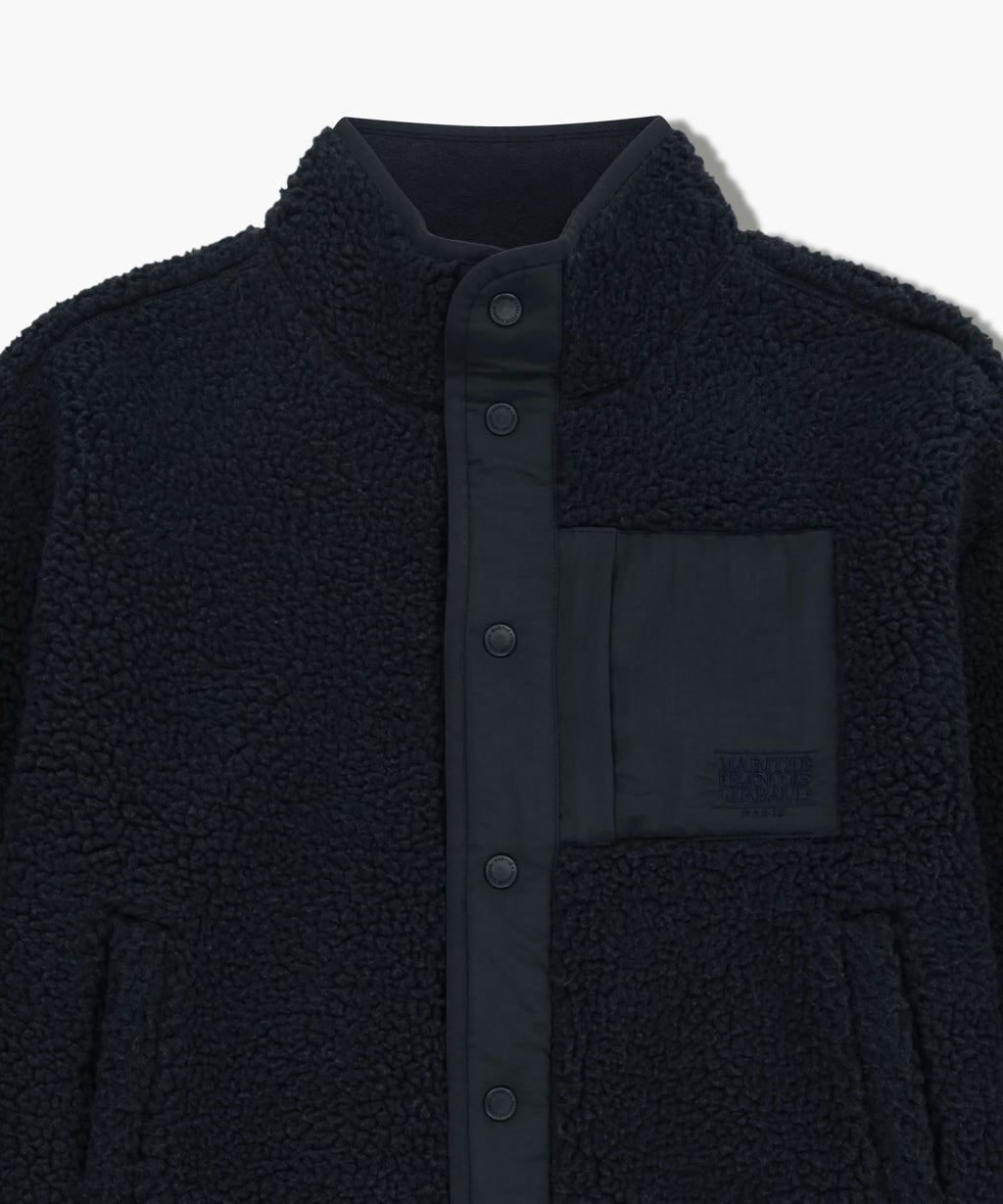 Marithe & Francois Girbaud - Marithe Sport W Fleece Crop Jacket (Navy) product image 8 | TRAB K-Fashion Australia