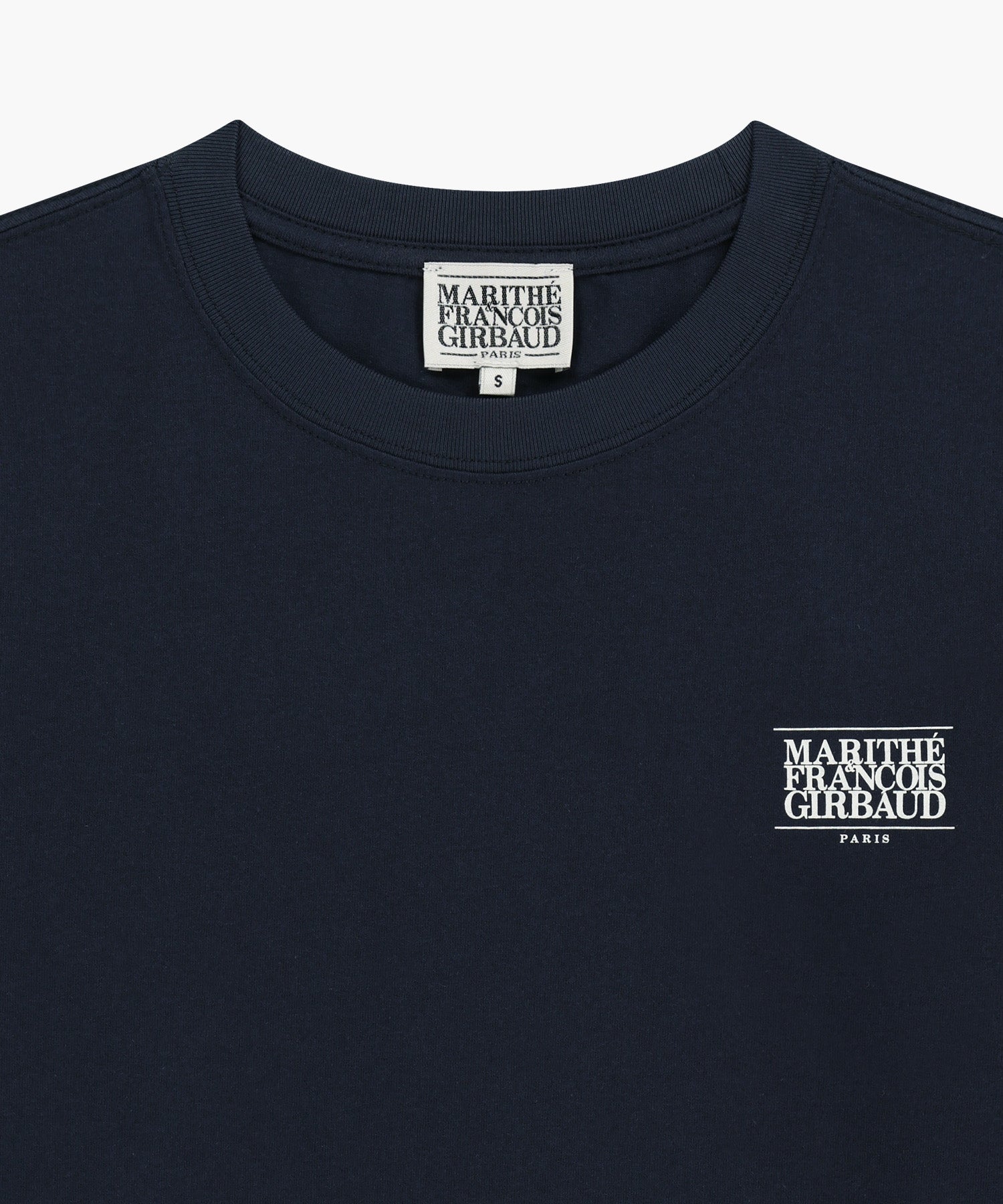 Marithe & Francois Girbaud - Back Classic Logo Long Sleeve Tee (Navy) product image 8 | TRAB K-Fashion Australia