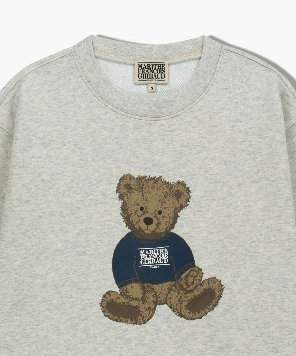 Marithe & Francois Girbaud - Doodle Bear Sweatshirt (Oatmeal) product image 8 | TRAB K-Fashion Australia