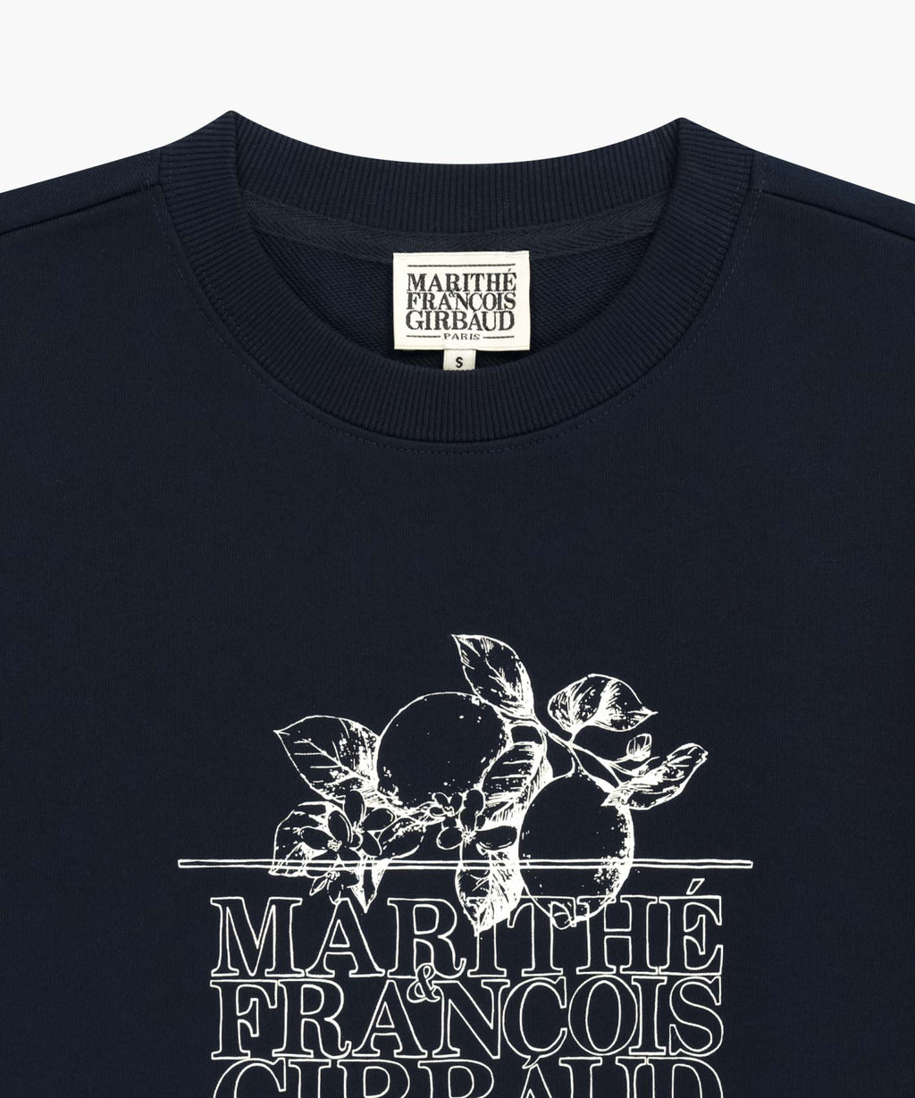 Marithe & Francois Girbaud - Lemon Classic Logo Sweatshirt (Navy) product image 11 | TRAB K-Fashion Australia