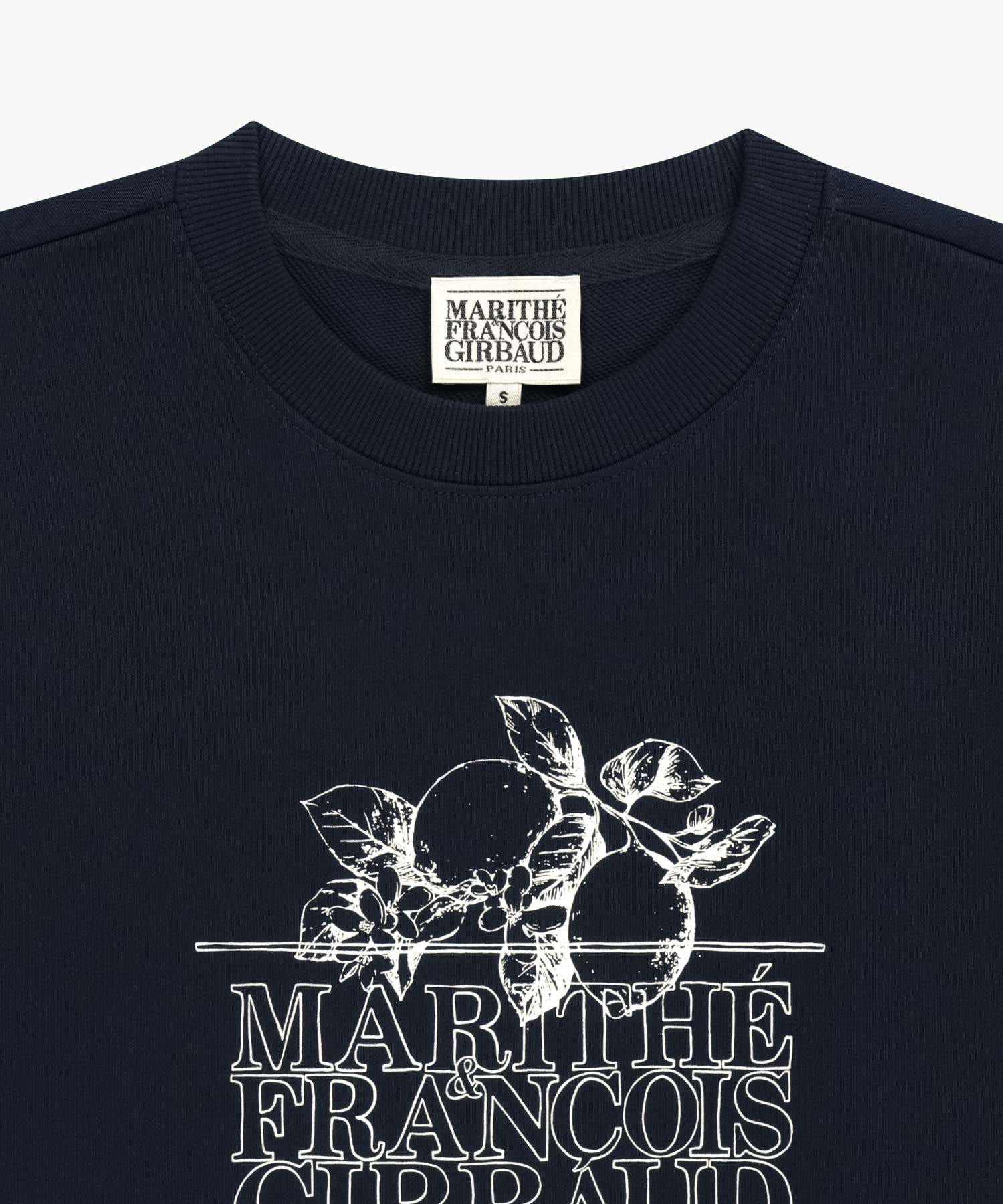 Marithe & Francois Girbaud - Lemon Classic Logo Sweatshirt (Navy) product image 11 | TRAB K-Fashion Australia