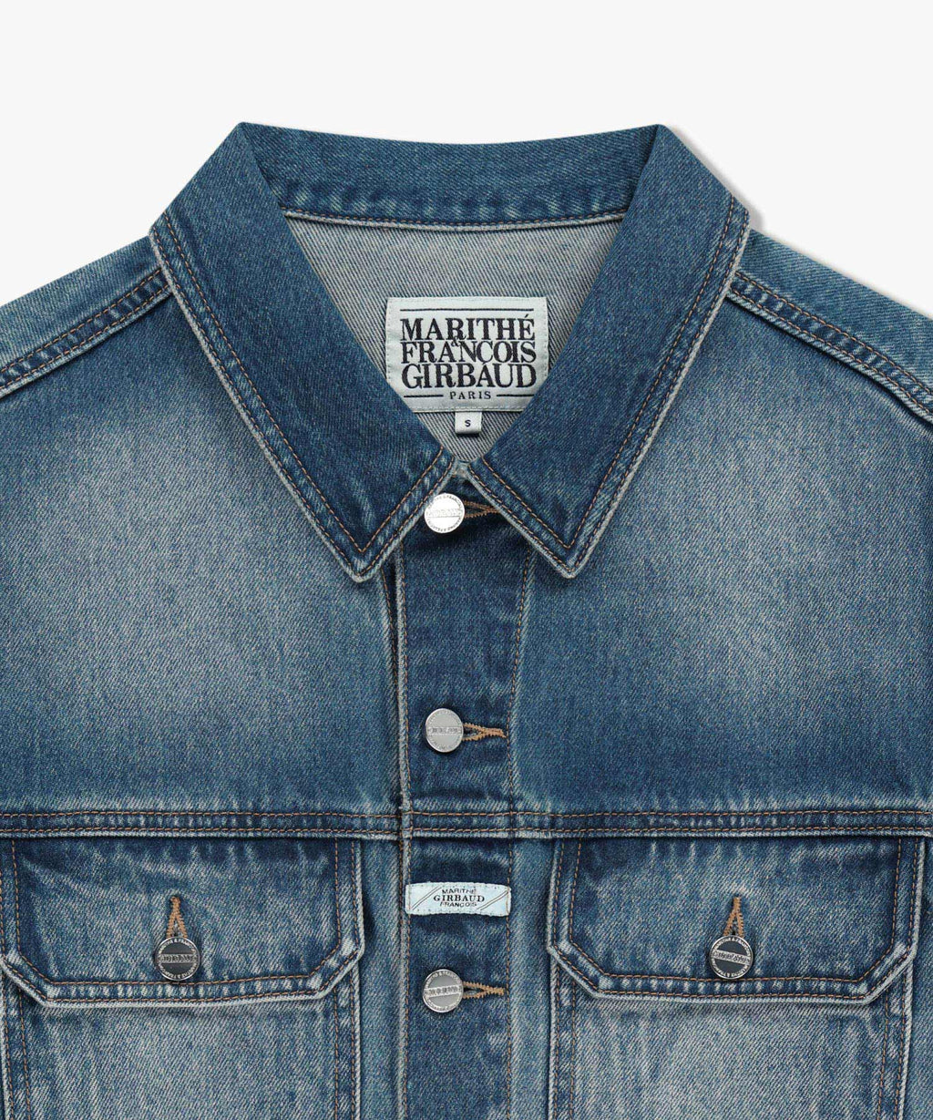 Marithe & Francois Girbaud - Denim Trucker Jacket (Blue) product image 8 | TRAB K-Fashion Australia