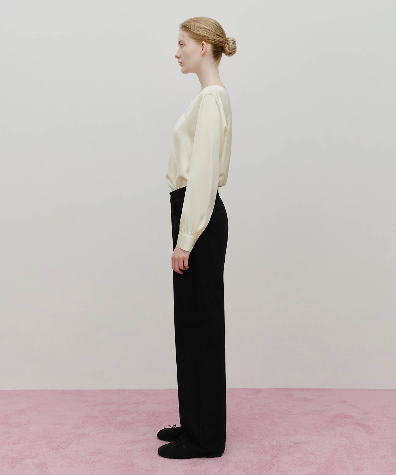 Marithe & Francois Girbaud - Skirt Layered Denim Pants (Black) product image 8 | TRAB K-Fashion Australia