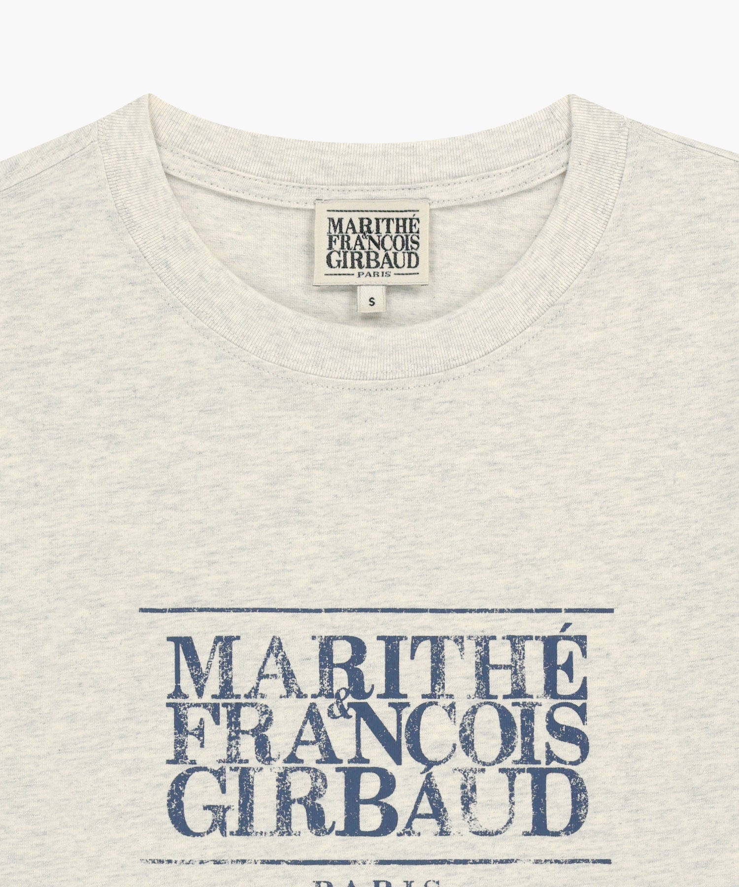 Marithe & Francois Girbaud - Crack Classic Logo Long Sleeve Tee (Oatmeal) product image 8 | TRAB K-Fashion Australia
