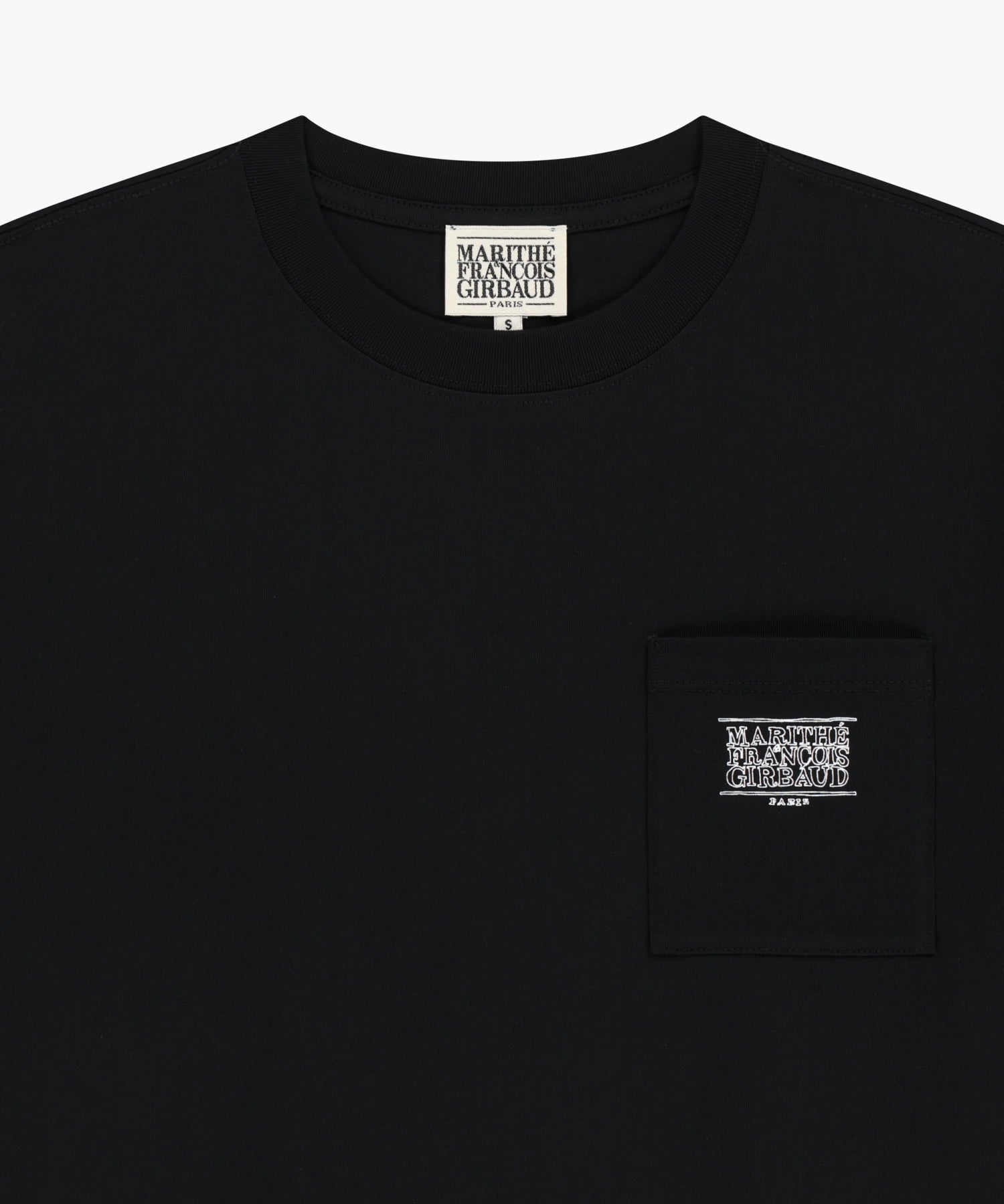 Marithe & Francois Girbaud - Doodle Classic Logo Pocket Tee (Black) product image 8 | TRAB K-Fashion Australia