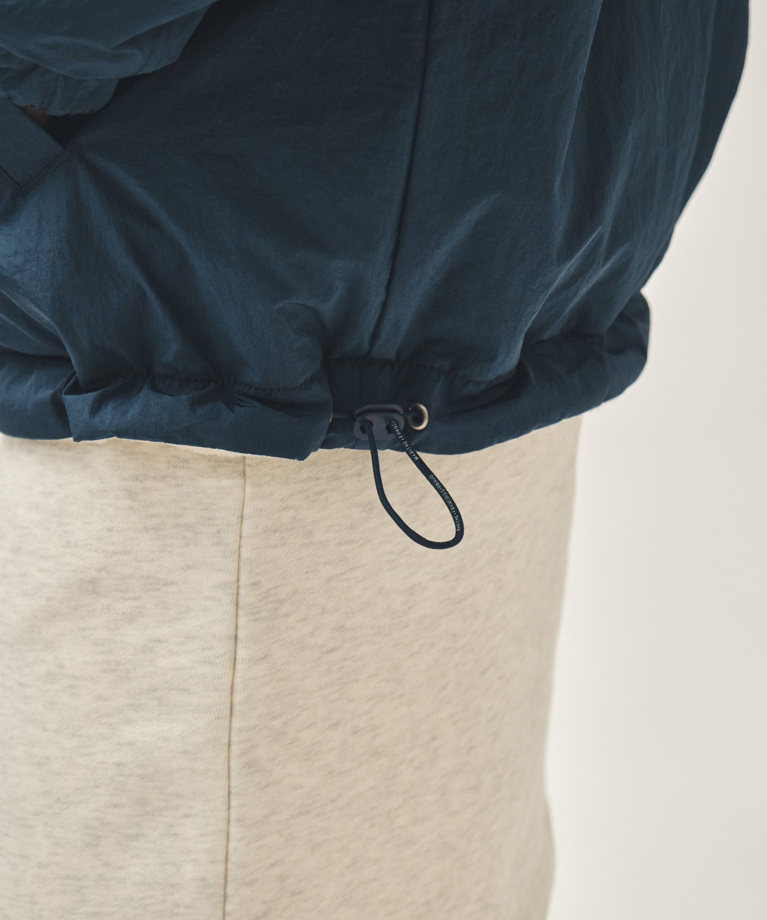 Marithe & Francois Girbaud - Classic Logo Reversible Fleece Jacket (Cream) product image 8 | TRAB K-Fashion Australia