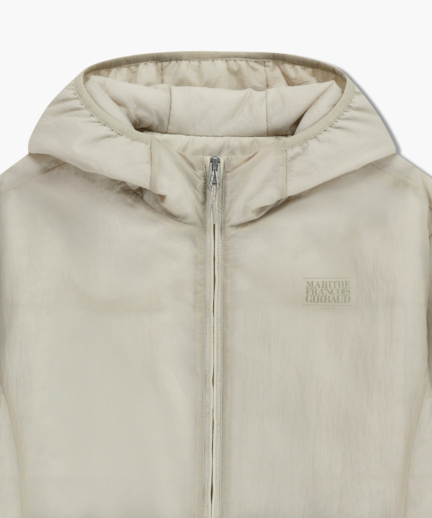 Marithe & Francois Girbaud - Marithe Sport Hooded Padded Jacket (Light Beige) product image 8 | TRAB K-Fashion Australia