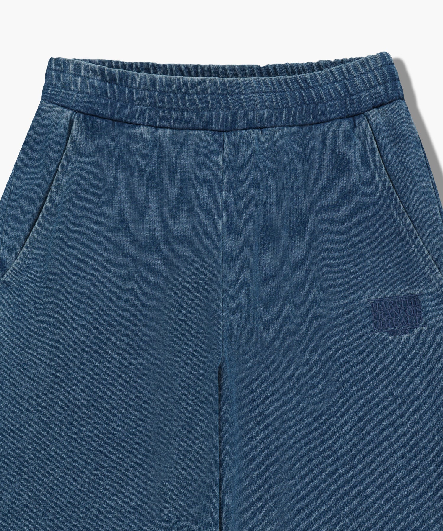 Marithe & Francois Girbaud - Embroidery Classic Logo Sweat Pants (Blue) product image 8 | TRAB K-Fashion Australia