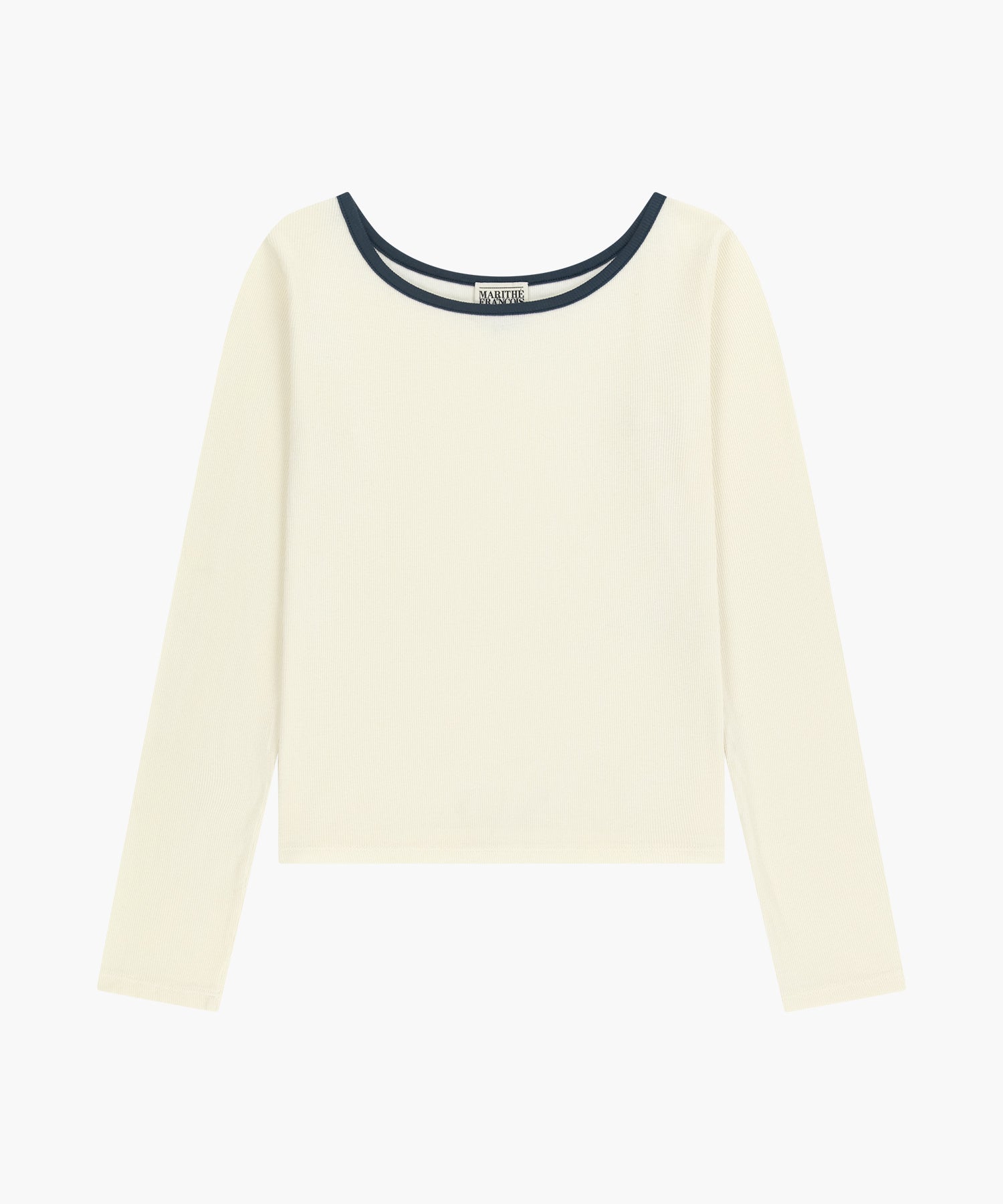 Marithe & Francois Girbaud - Sleeveless Layered Long Sleeve Tee (Ivory) product image 8 | TRAB K-Fashion Australia