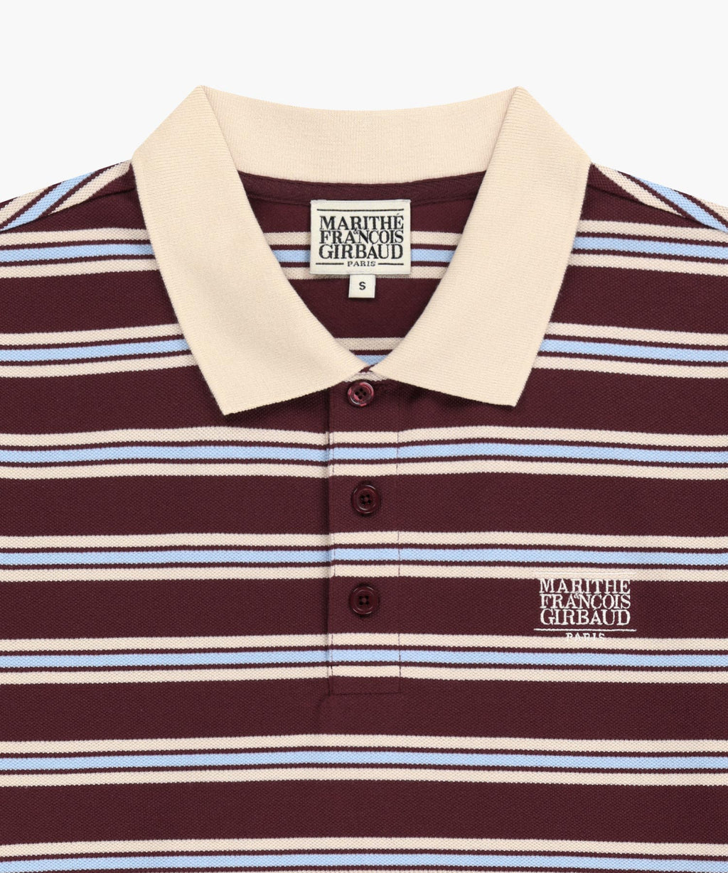 Marithe & Francois Girbaud - Small Classic Logo Pk Collar Tee (Stripe) product image 11 | TRAB K-Fashion Australia