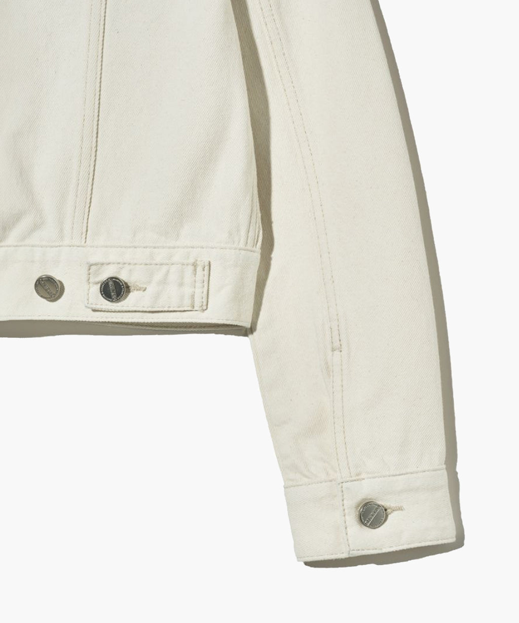 Marithe & Francois Girbaud - Denim Trucker Jacket (Ecru) product image 8 | TRAB K-Fashion Australia