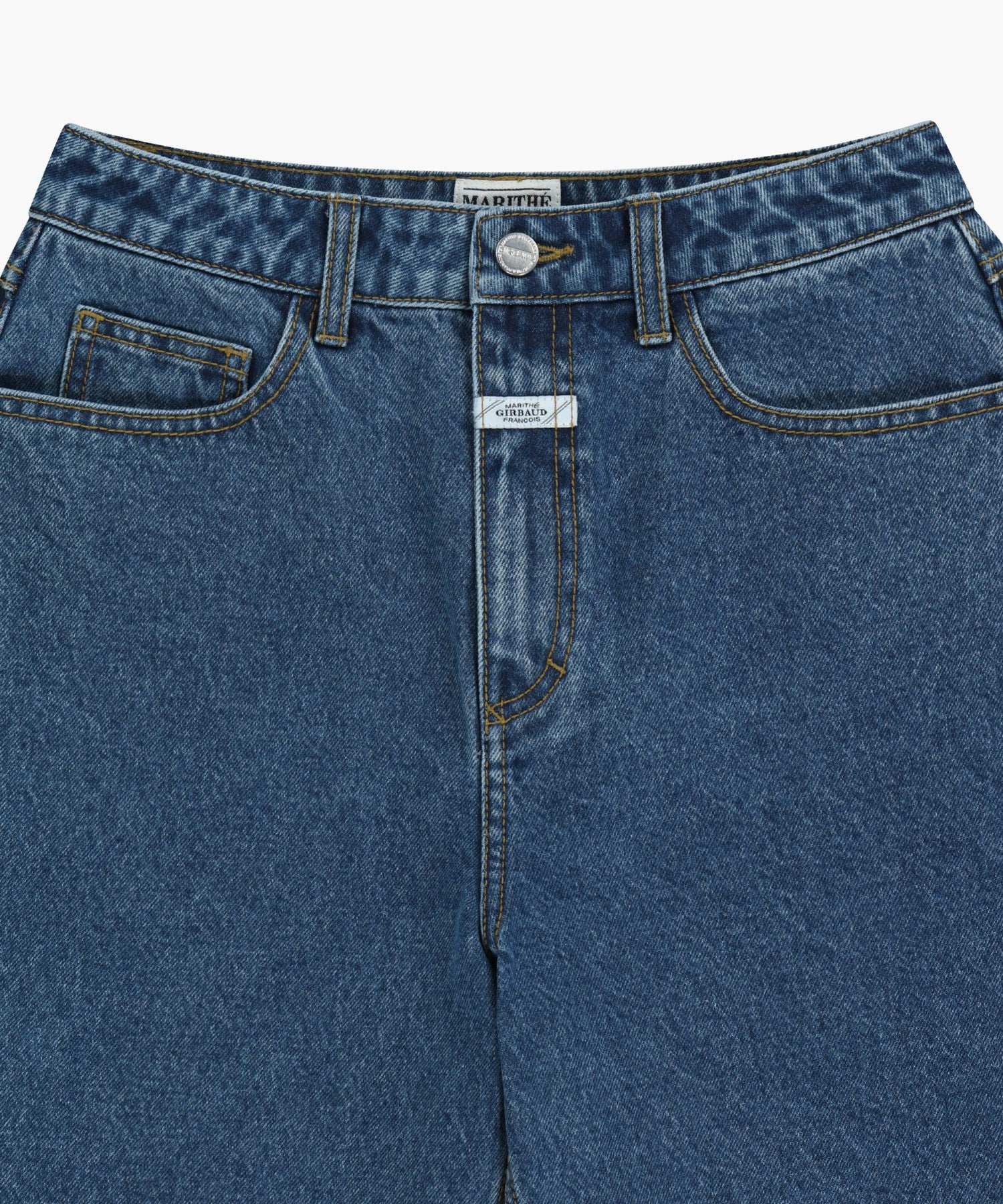 Marithe & Francois Girbaud - Carpenter Denim Shorts (Blue) product image 8 | TRAB K-Fashion Australia