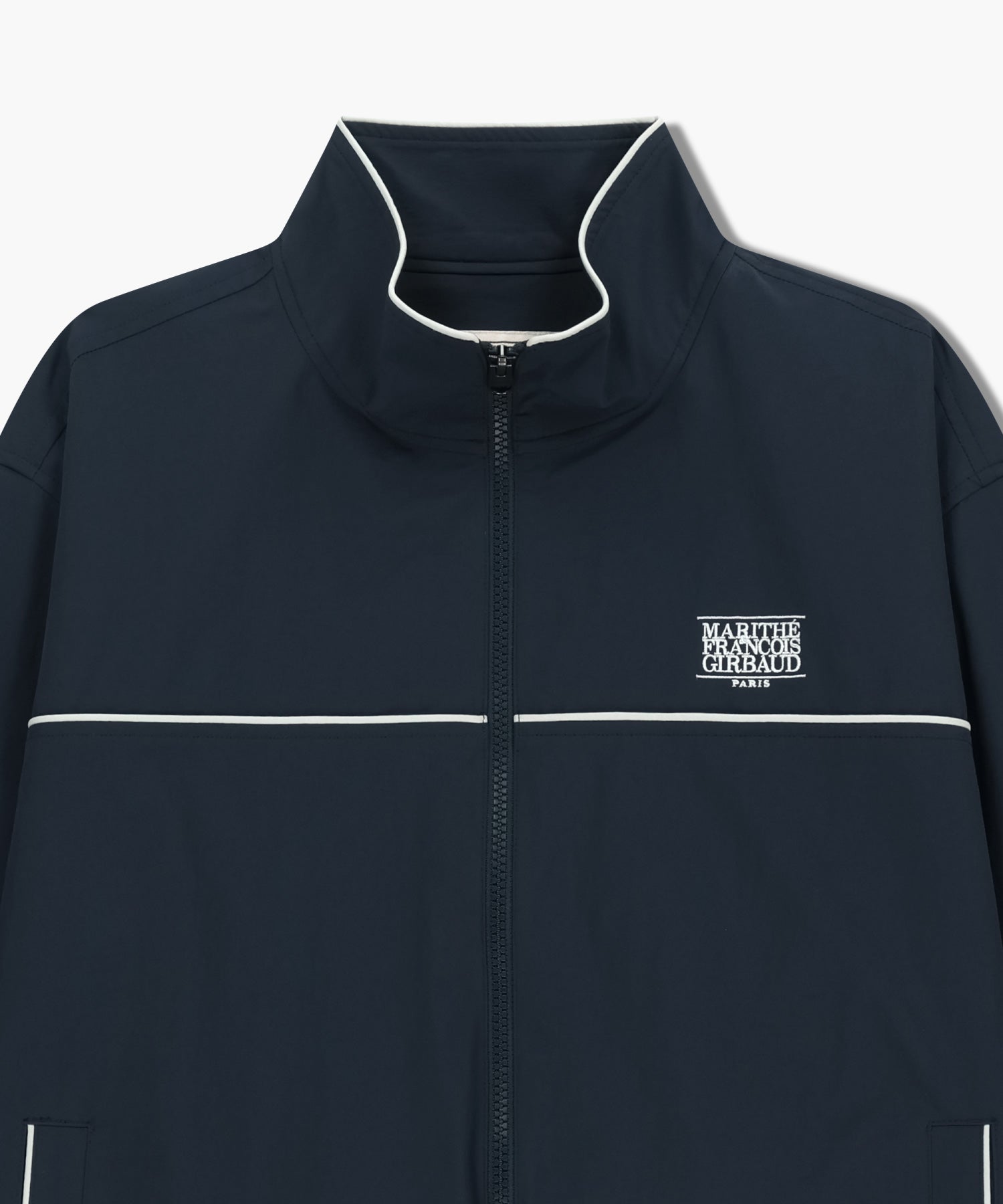 Marithe & Francois Girbaud - Marithe Sport Nylon Track Zip-up Jacket (Navy) product image 8 | TRAB K-Fashion Australia