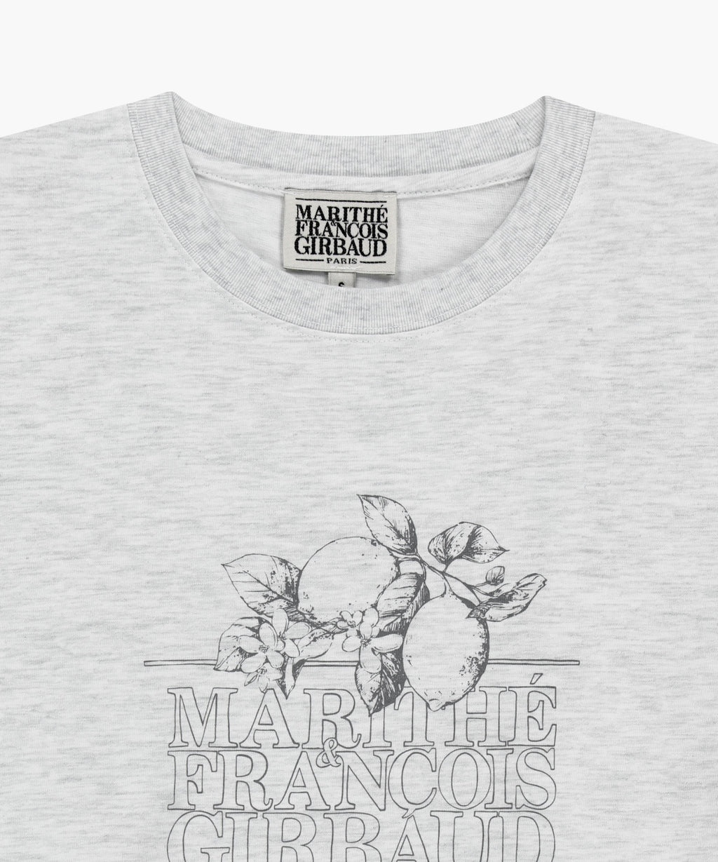 Marithe & Francois Girbaud - Aerocool Lemon Classic Logo Tee (Light Heather Gray) product image 8 | TRAB K-Fashion Australia