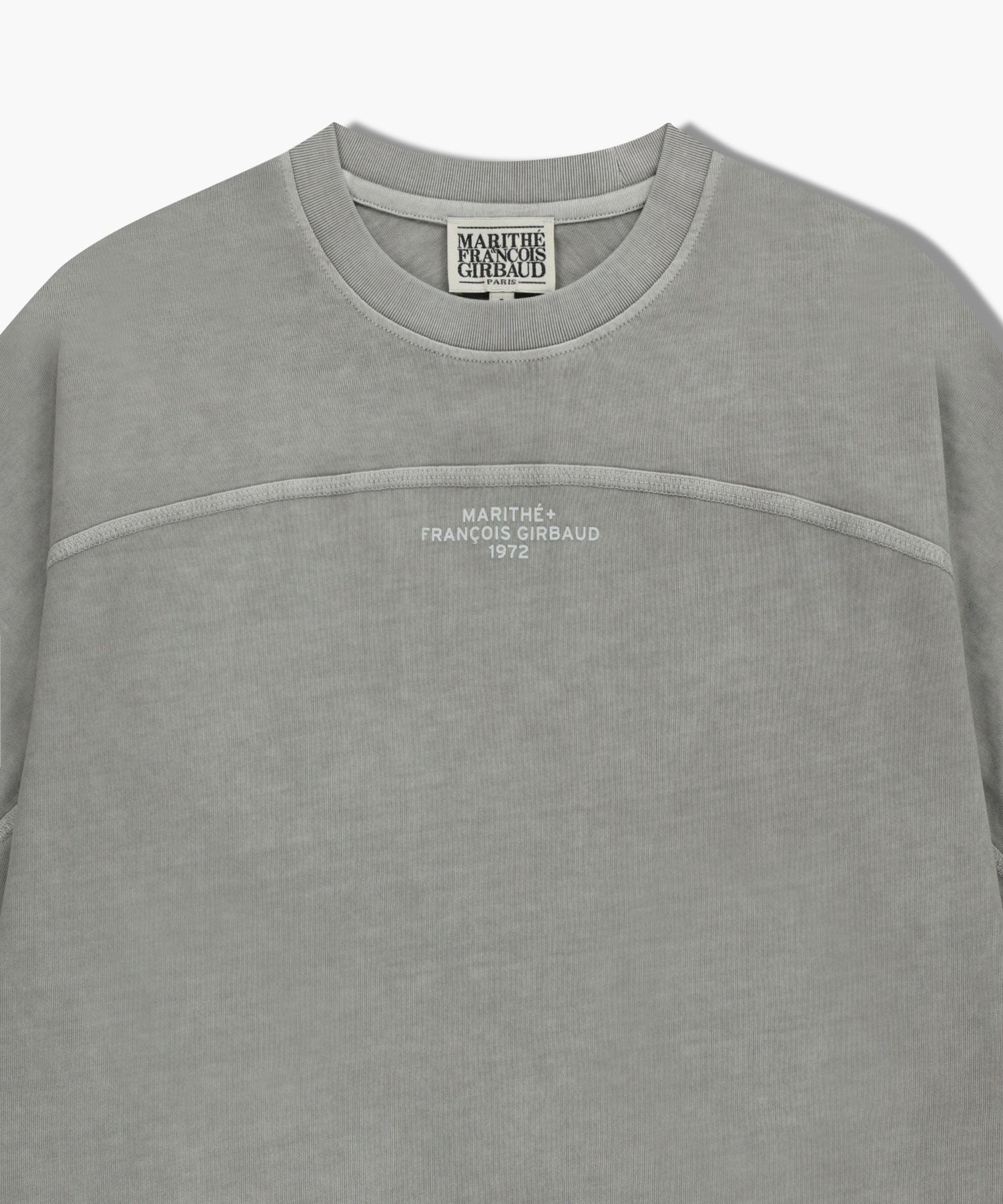 Marithe & Francois Girbaud - Incision Dyeing Long Sleeve (Gray) product image 8 | TRAB K-Fashion Australia