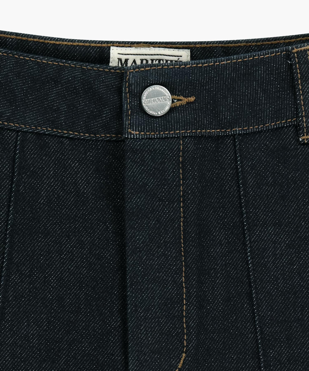 Marithe & Francois Girbaud - Denim Pleated Midi Skirt (Indigo) product image 11 | TRAB K-Fashion Australia