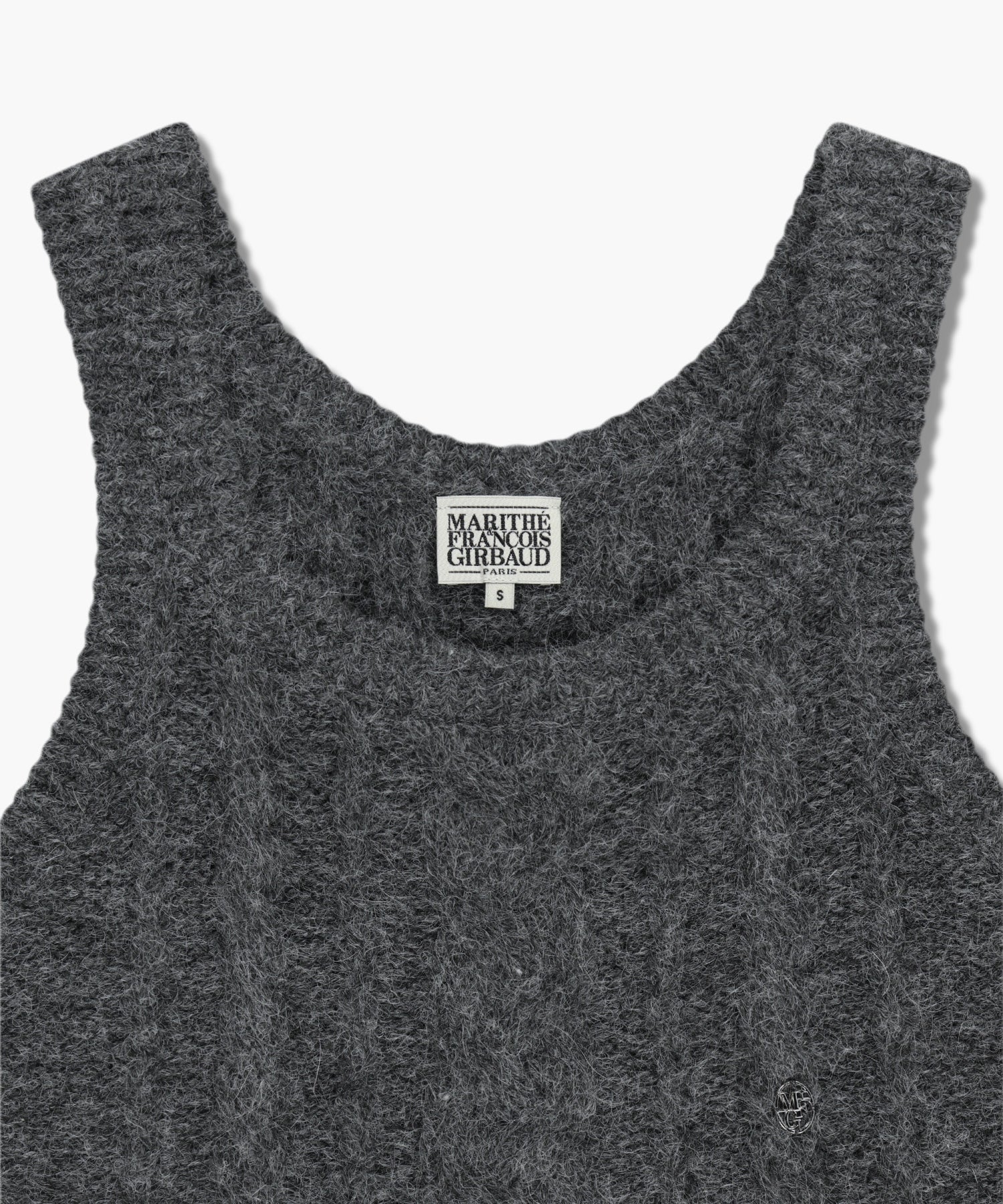 Marithe & Francois Girbaud - Logo Knit Bustier (Charcoal) product image 8 | TRAB K-Fashion Australia