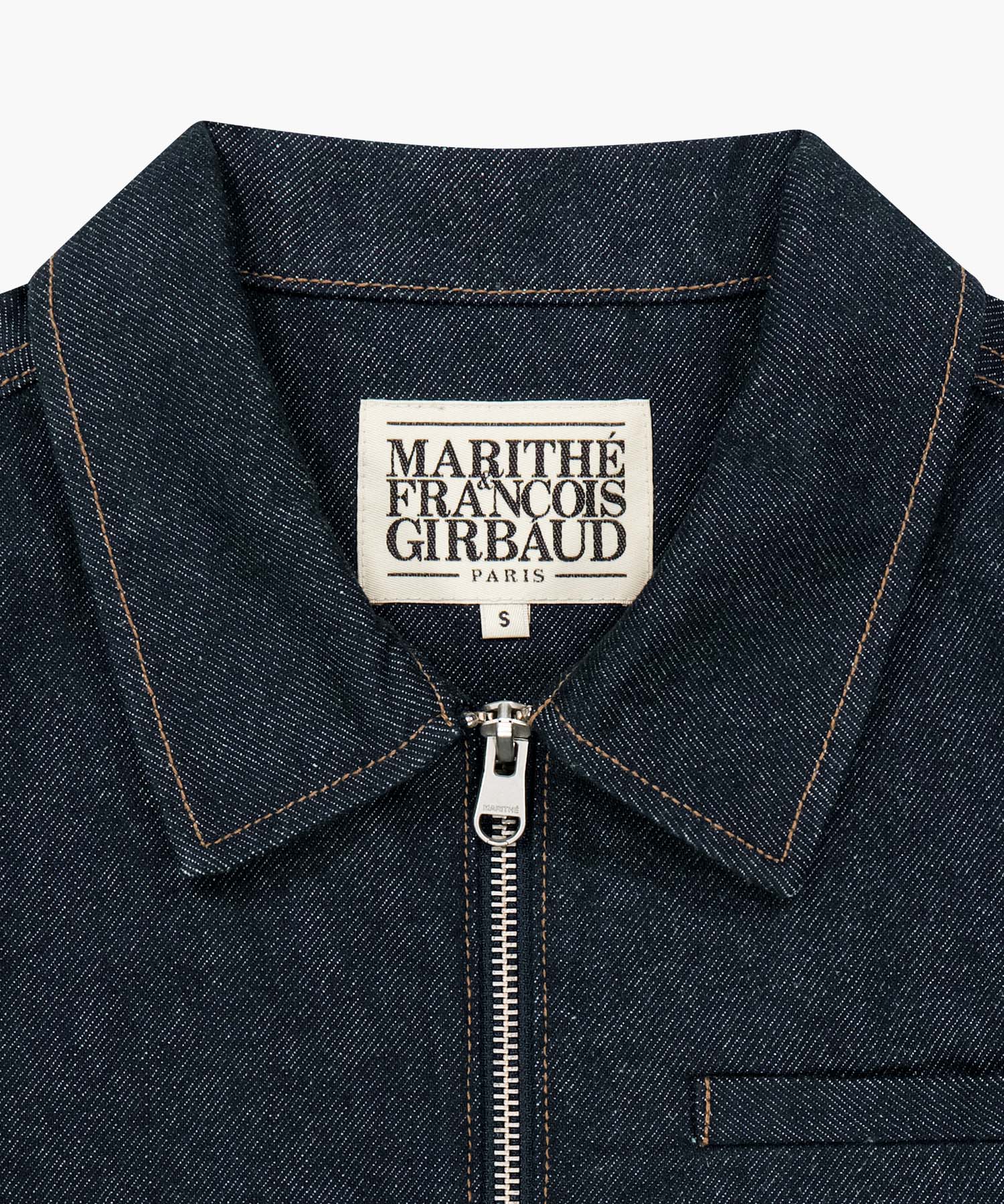 Marithe & Francois Girbaud - Crop Denim Blouson Jacket (Indigo) product image 8 | TRAB K-Fashion Australia