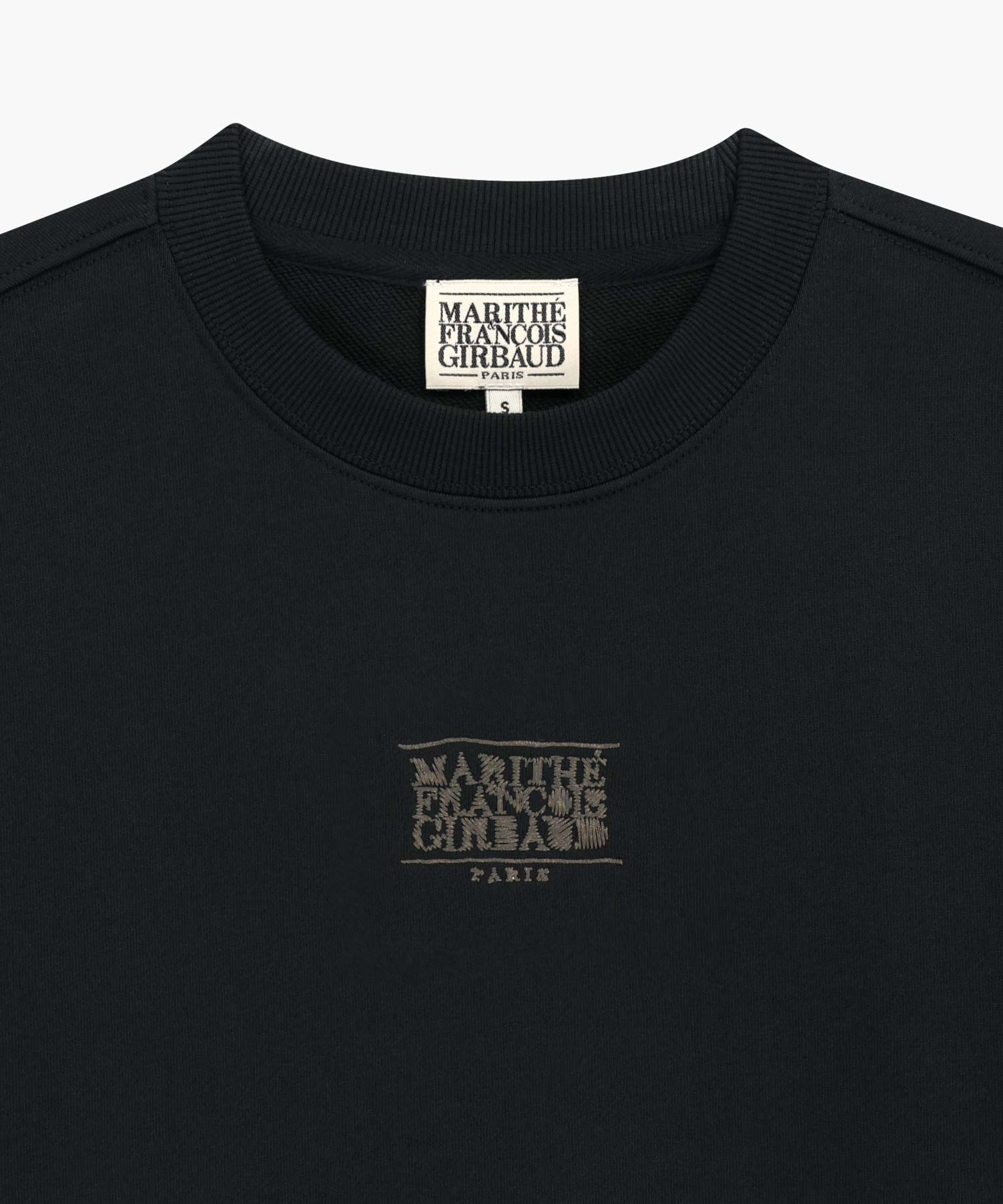 Marithe & Francois Girbaud - Drawing Classic Logo Sweatshirt (Black) product image 8 | TRAB K-Fashion Australia