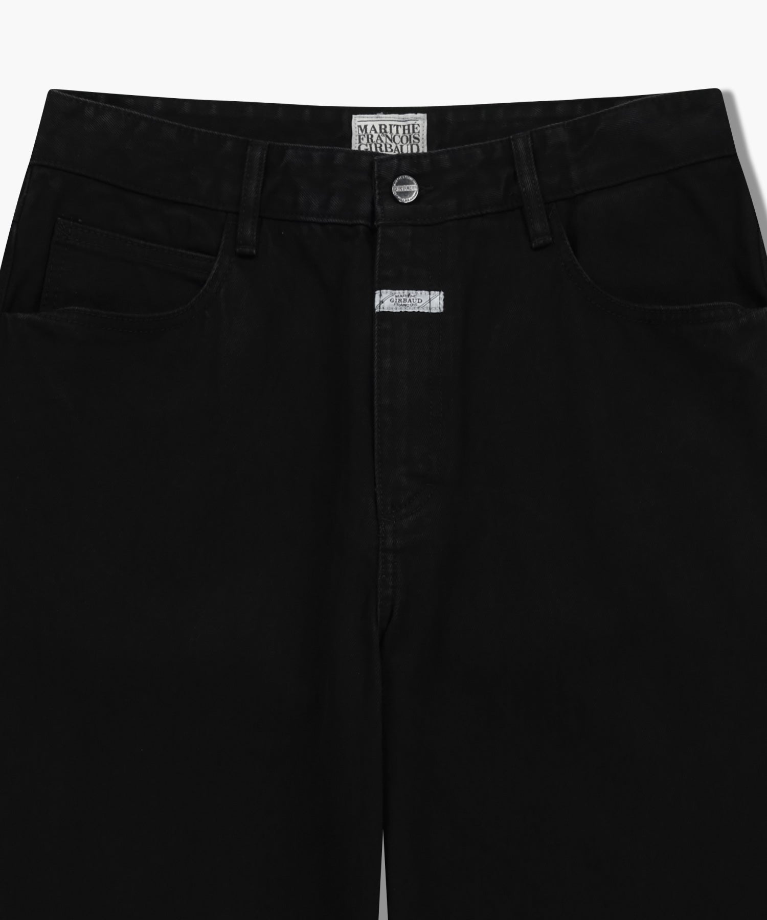 Marithe & Francois Girbaud - Slim Straight Denim Pants (Matt Black) product image 8 | TRAB K-Fashion Australia