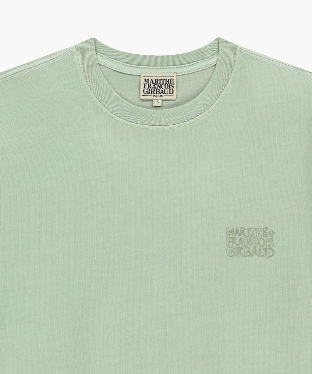 Marithe & Francois Girbaud - Drawing Logo Dyeing Tee (Mint) product image 8 | TRAB K-Fashion Australia
