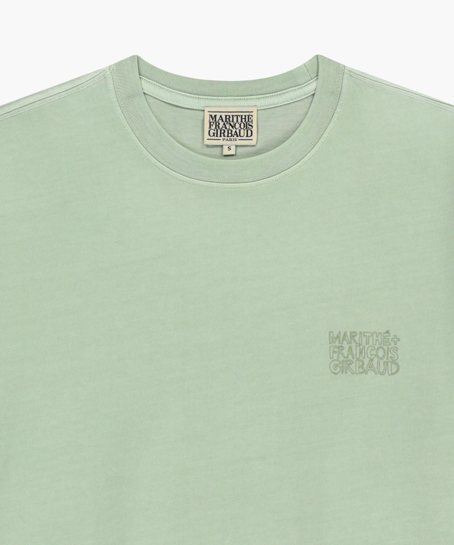Marithe & Francois Girbaud - Drawing Logo Dyeing Tee (Mint) product image 8 | TRAB K-Fashion Australia